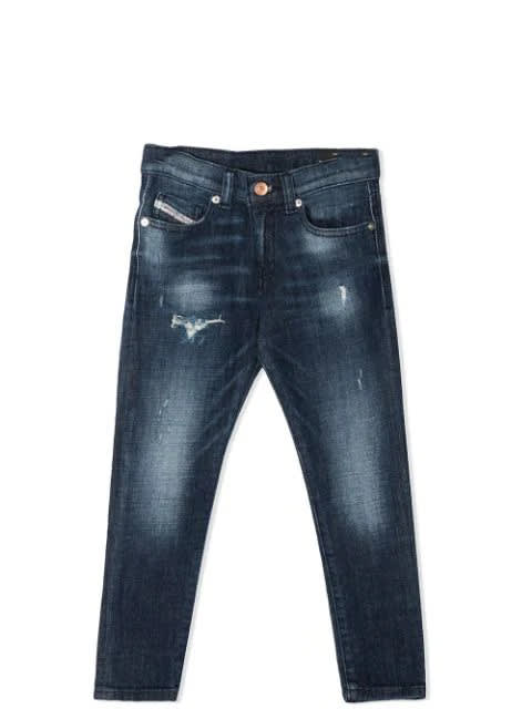 Diesel Jeans With Lightened Effect