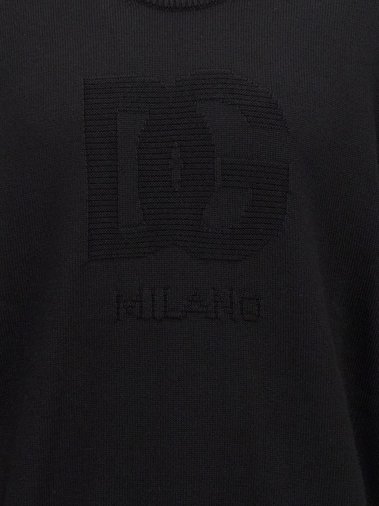 Dolce & Gabbana Regular Fit Wool T-shirt Size 50 It In Black
