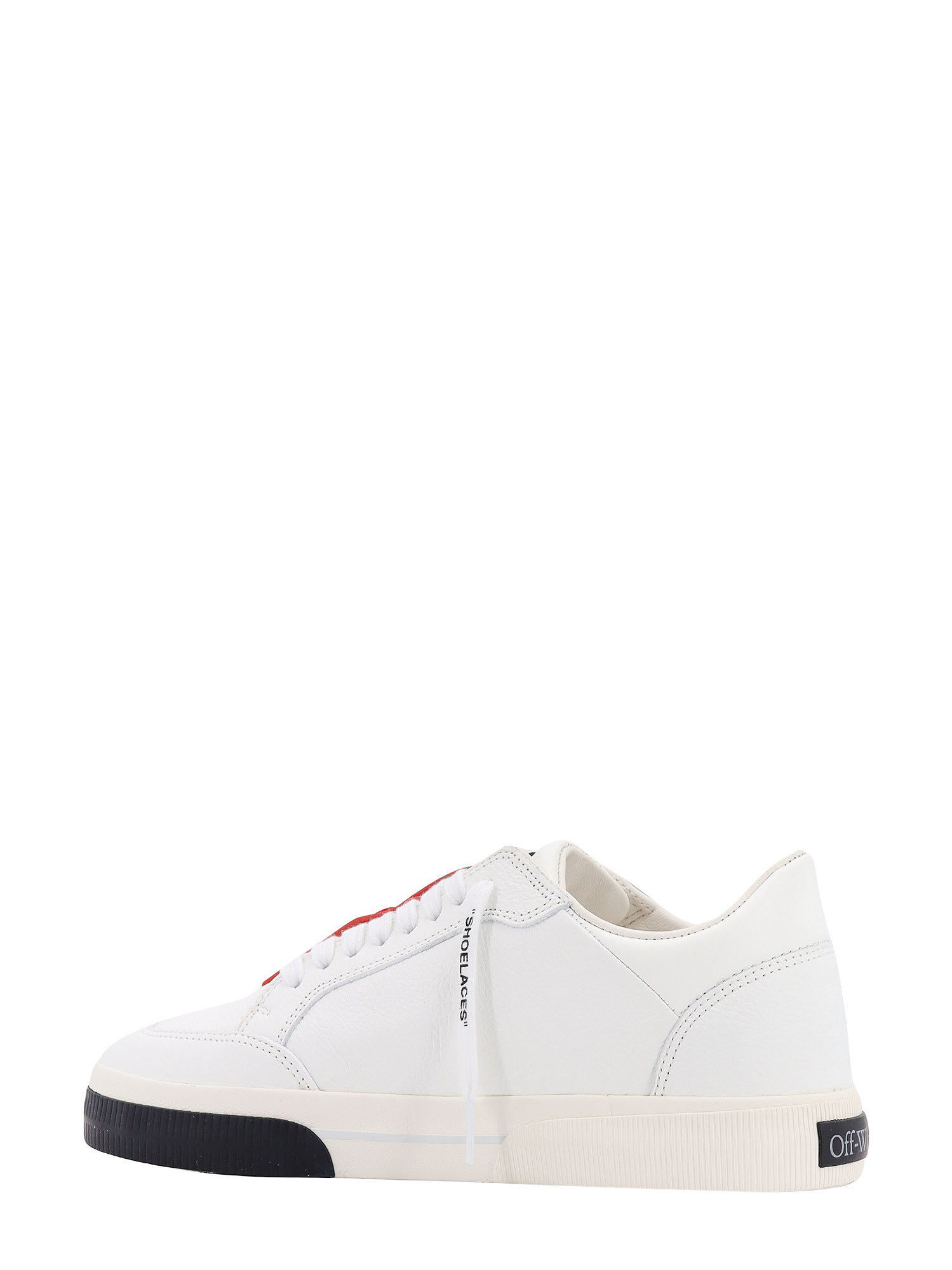 Shop Off-white New Low Vulcanized Sneakers In White/black