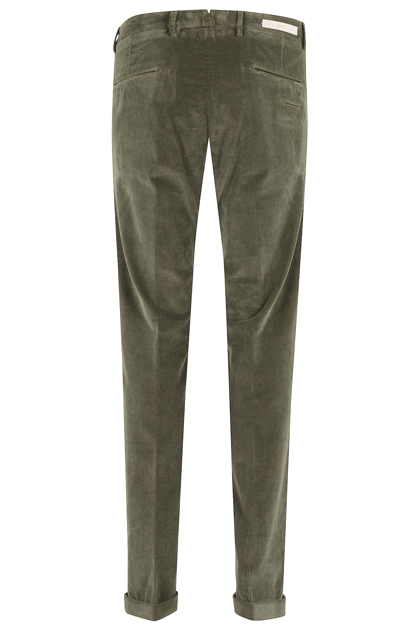 Briglia 1949 Pantalone Velluto Mille Righe In Green