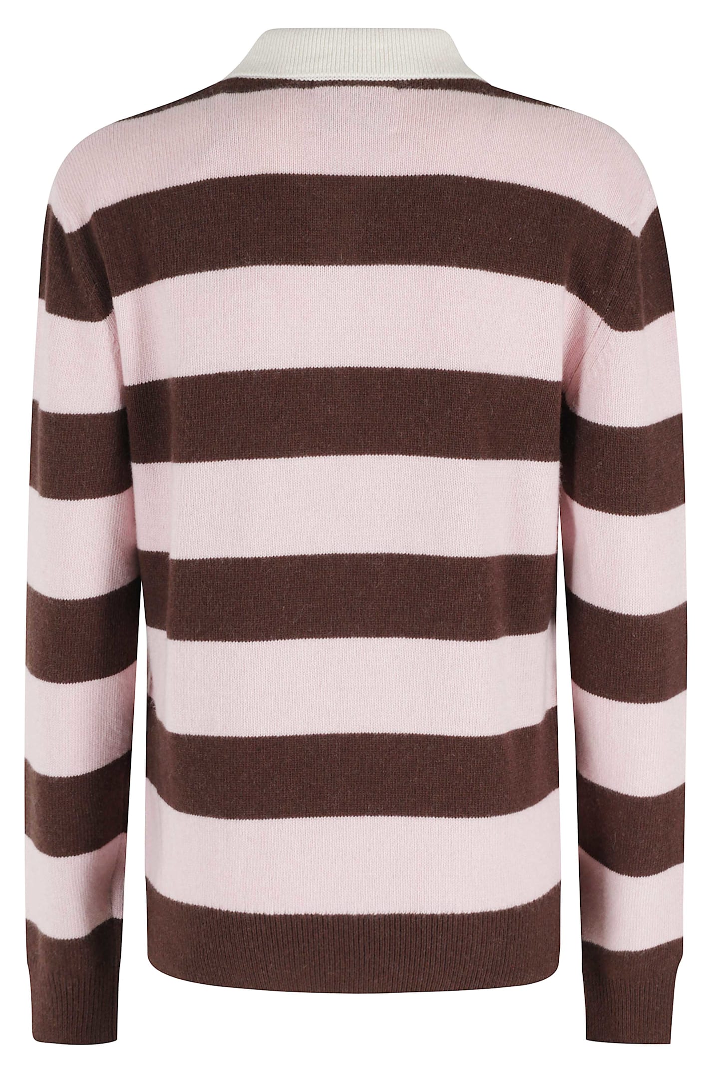 Mc2 Saint Barth Long Sleeves Knit Polo In Multi