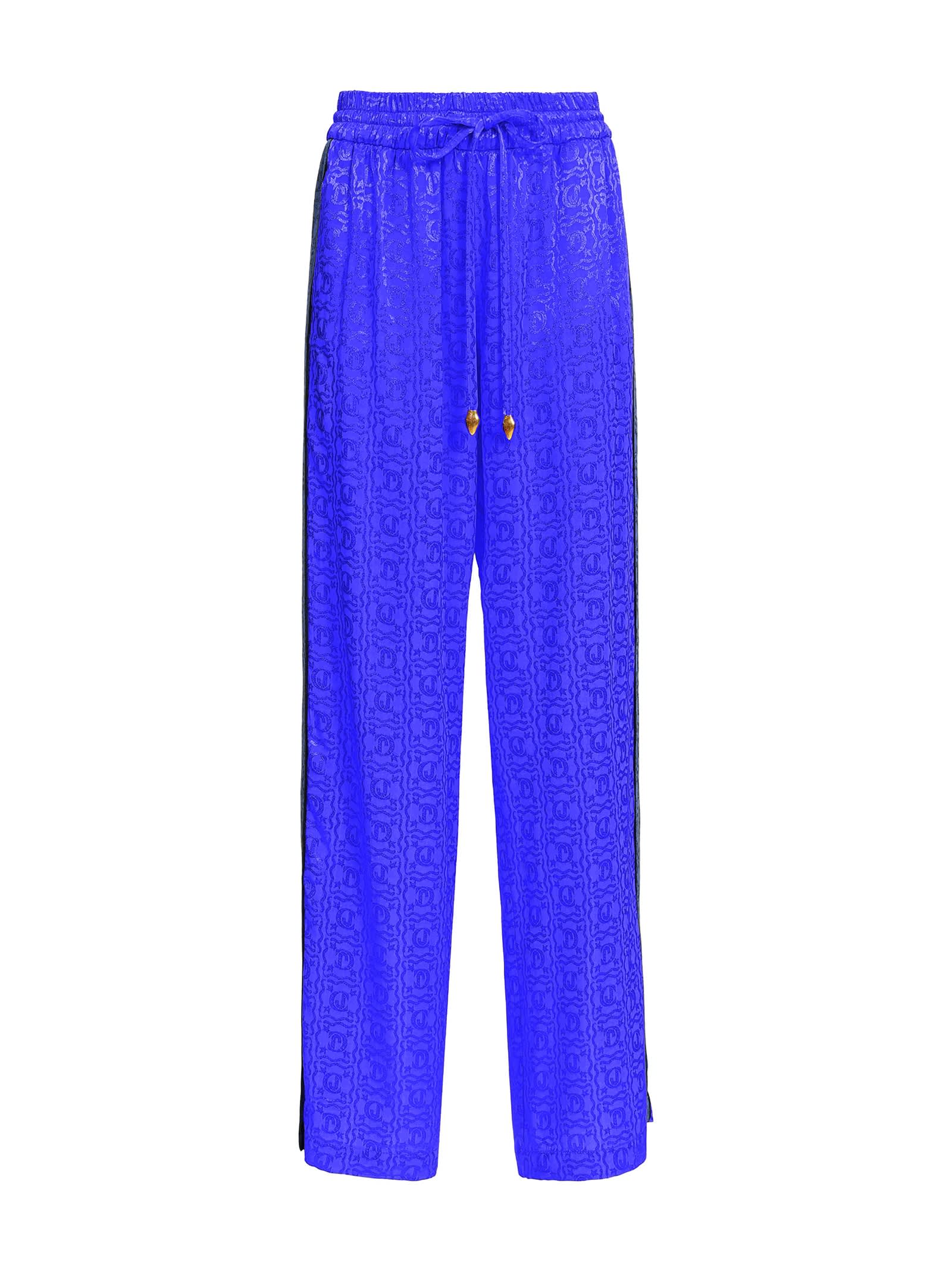 Just Cavalli Blue Casual Trousers