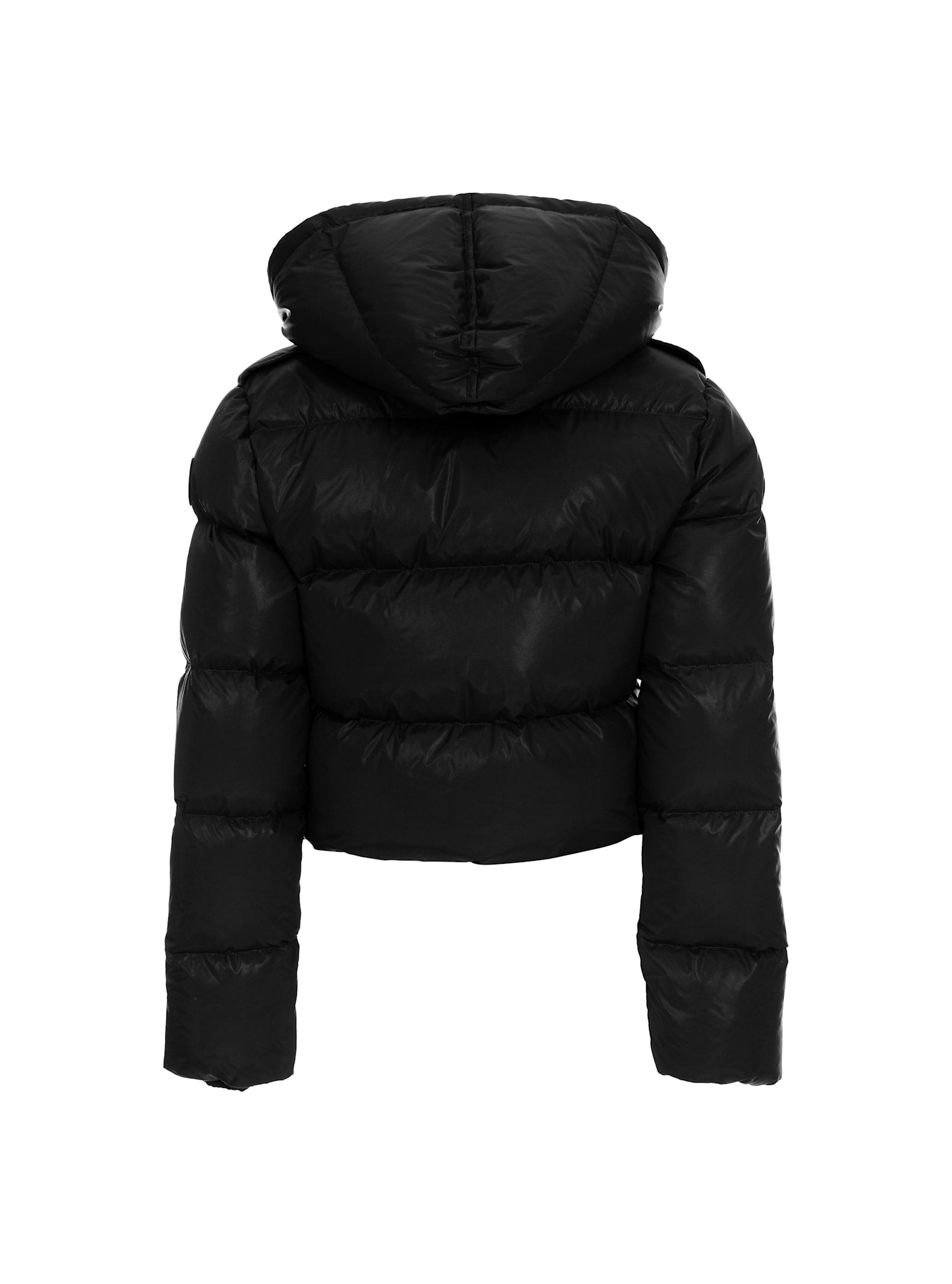 Just Cavalli Down Jacket In Black