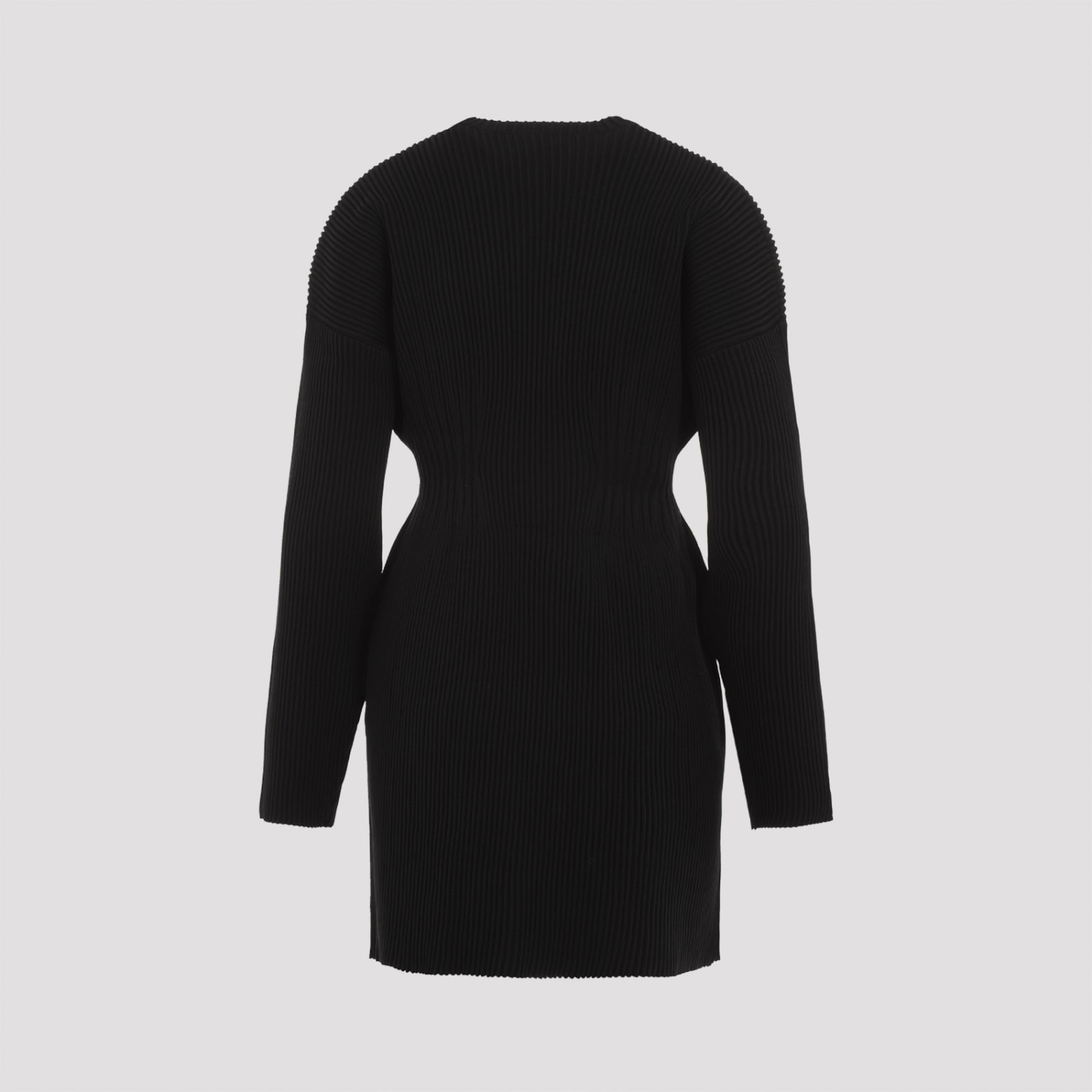 Shop Balenciaga Hourglass Dress In Black