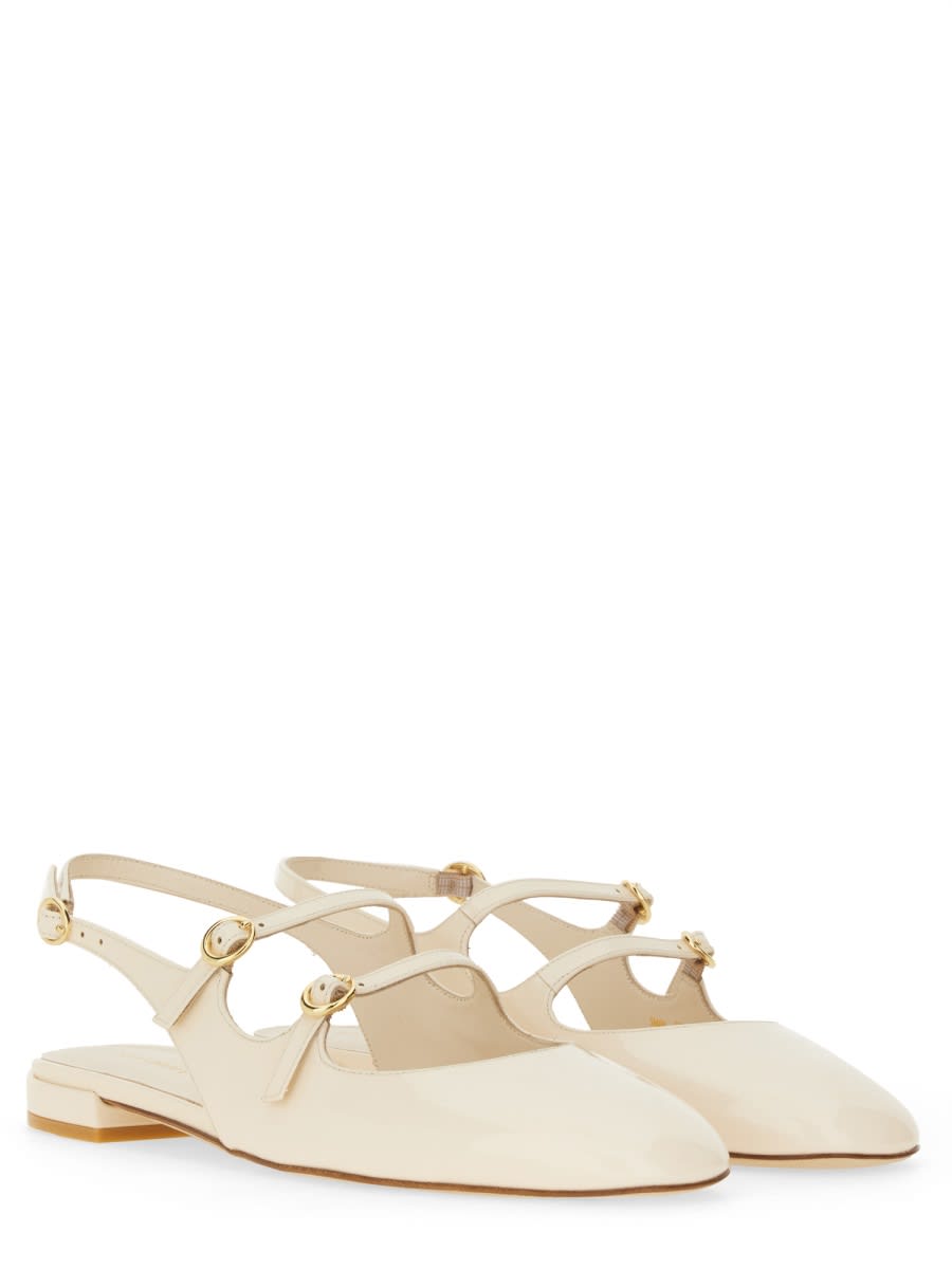 Shop Stuart Weitzman Slingback Pumps Benni In Ivory