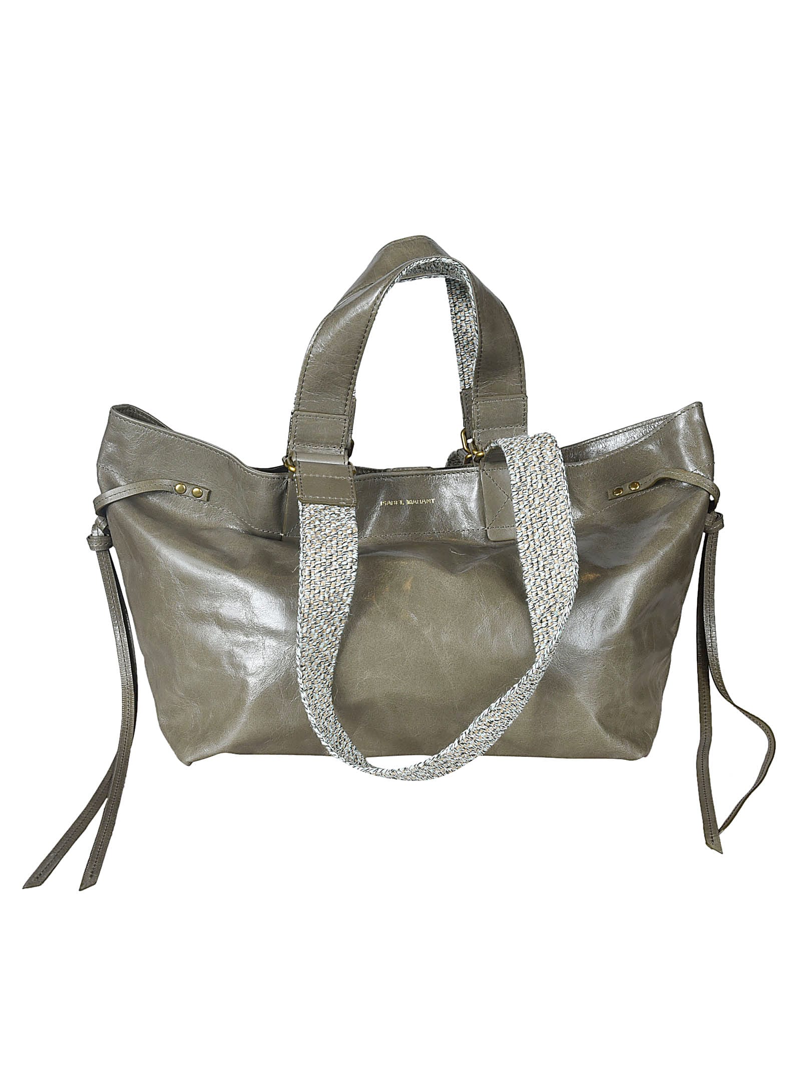 Isabel Marant Étoile Bagya New Shopper Bag In Light Khaki