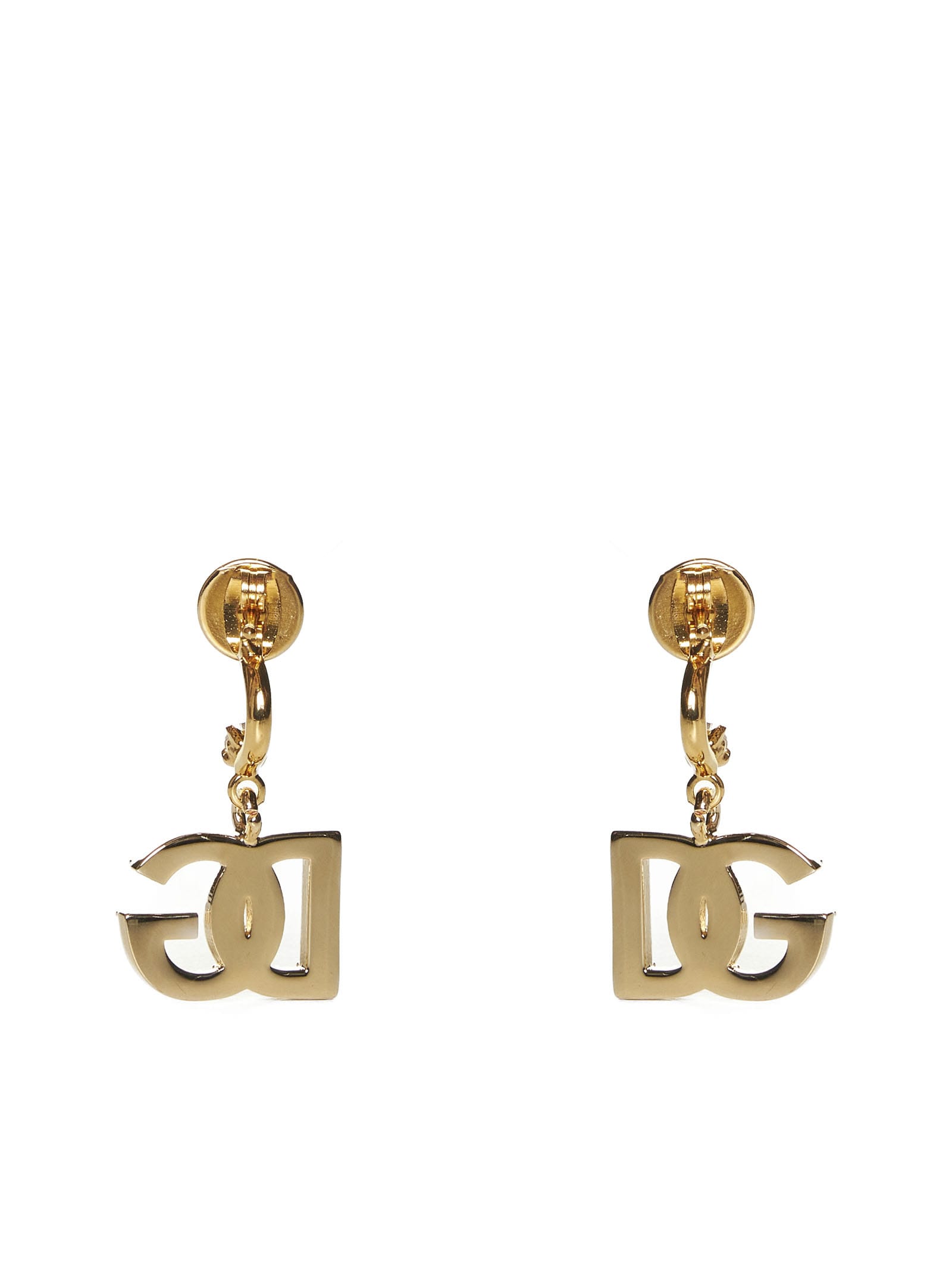 Shop Dolce & Gabbana Earrings In Golden