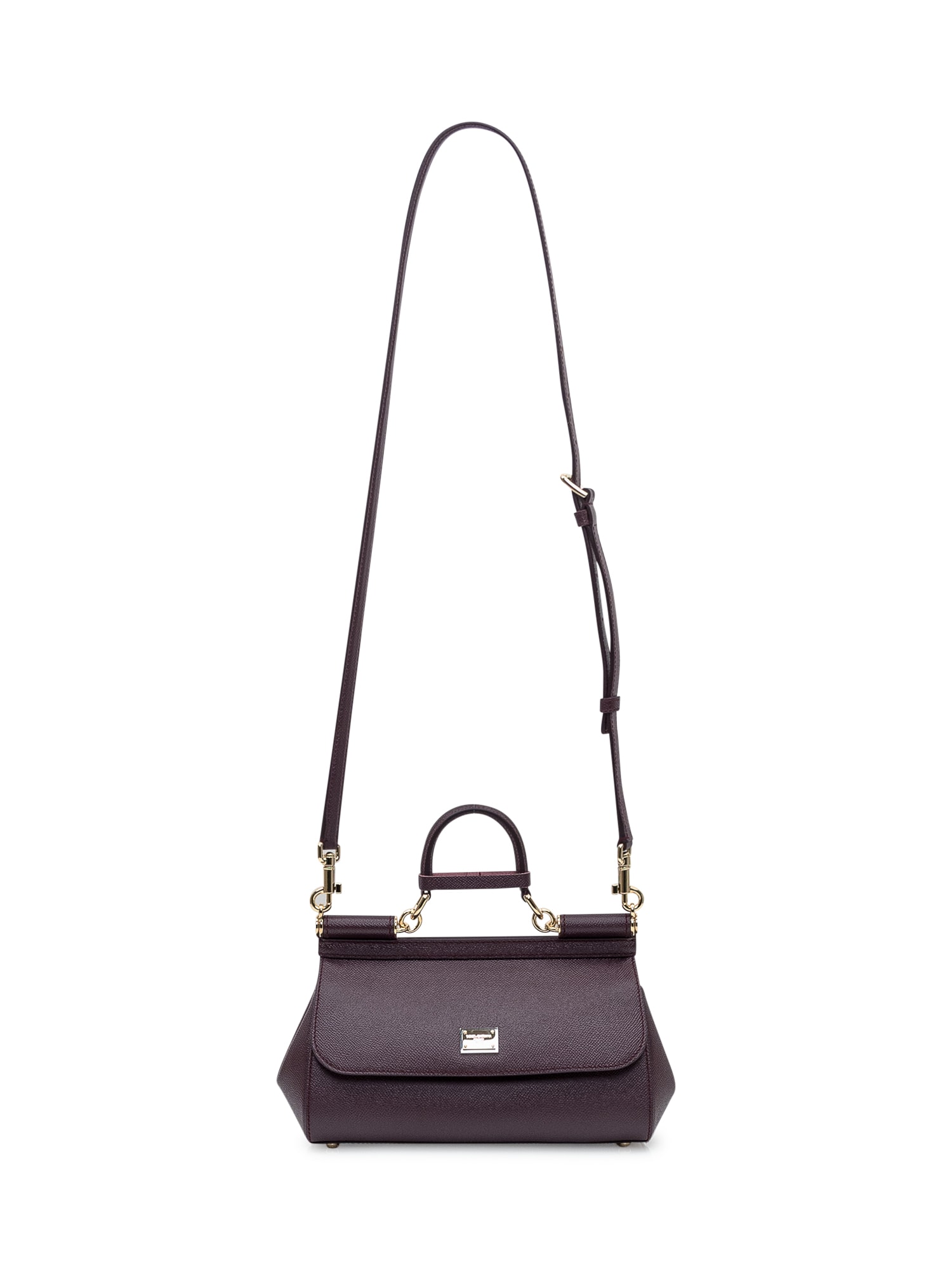 Dolce & Gabbana Medium Sicily Handbag In Brown