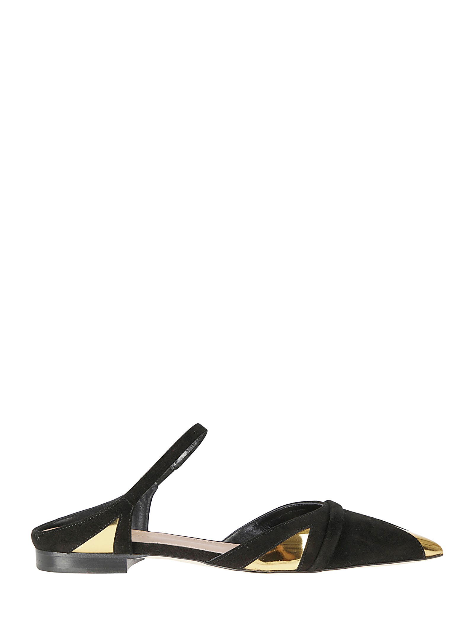 Shop Malone Souliers Uma 10 In Black/gold