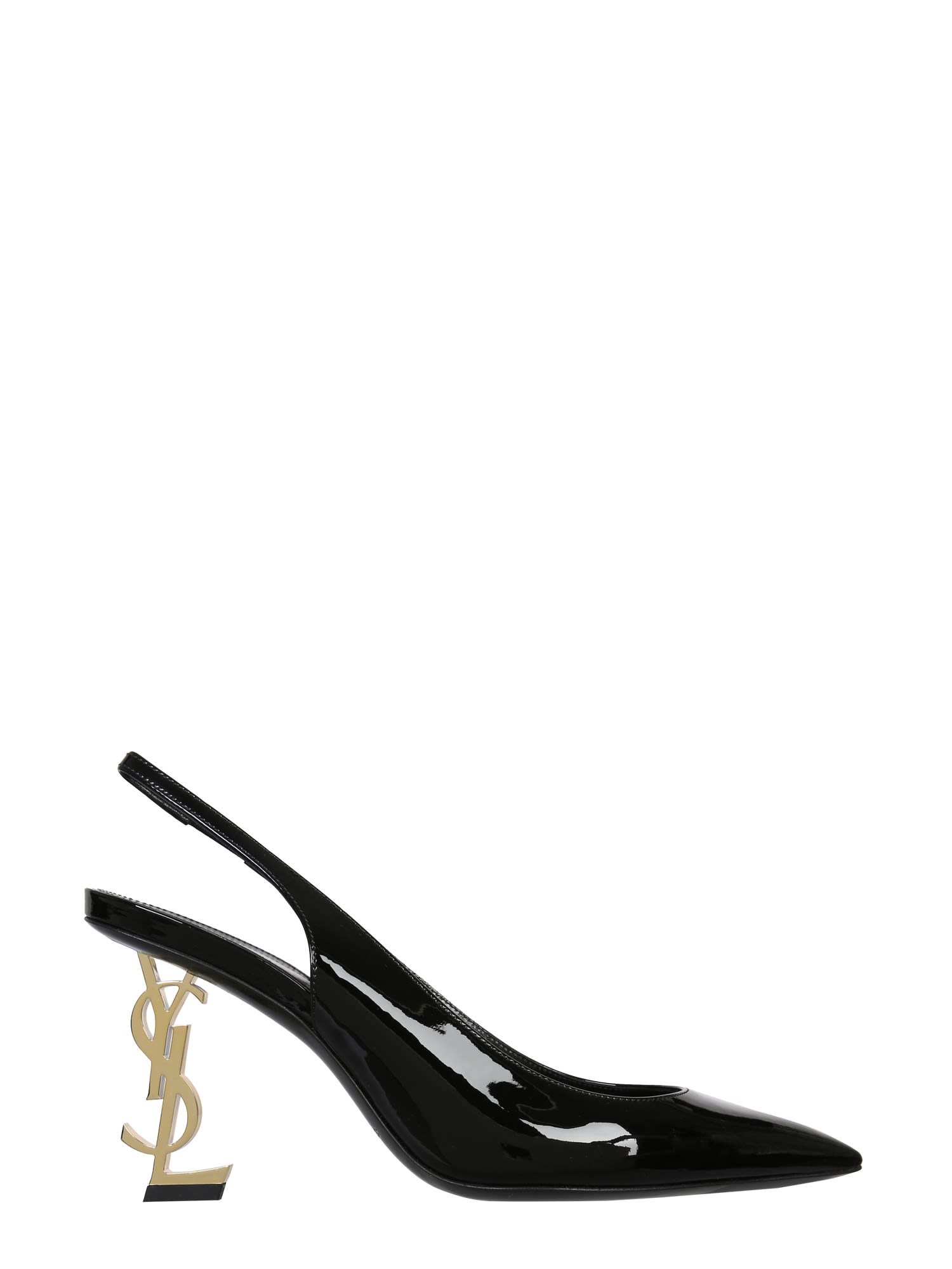 Saint Laurent Opyum Slingback Pumps In Black