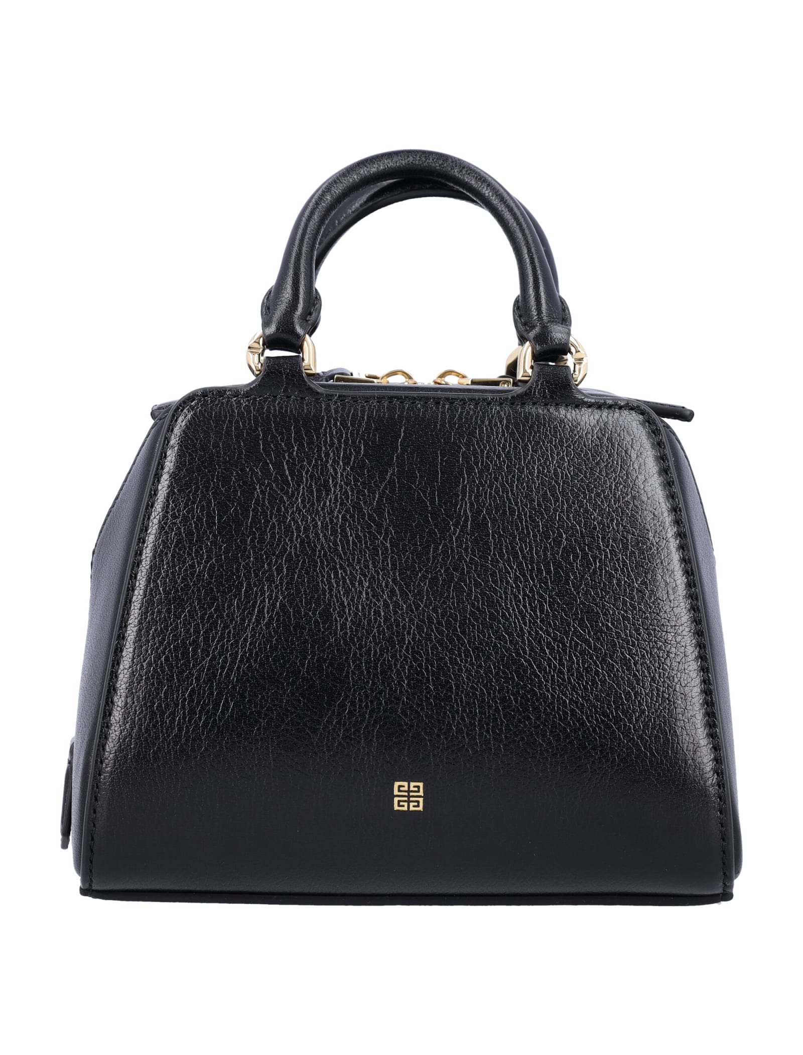 Shop Givenchy Antigona Cube Nano Bag In Black