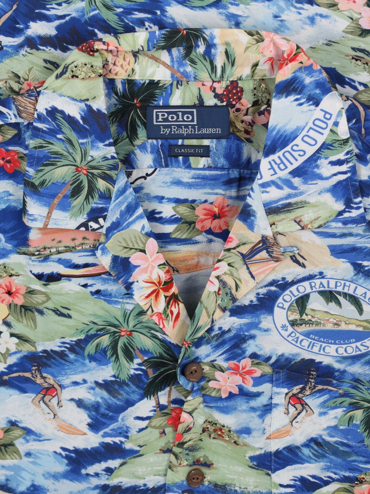 Polo Ralph Lauren Short Sleeve Tropical Print Lightweight Shirt