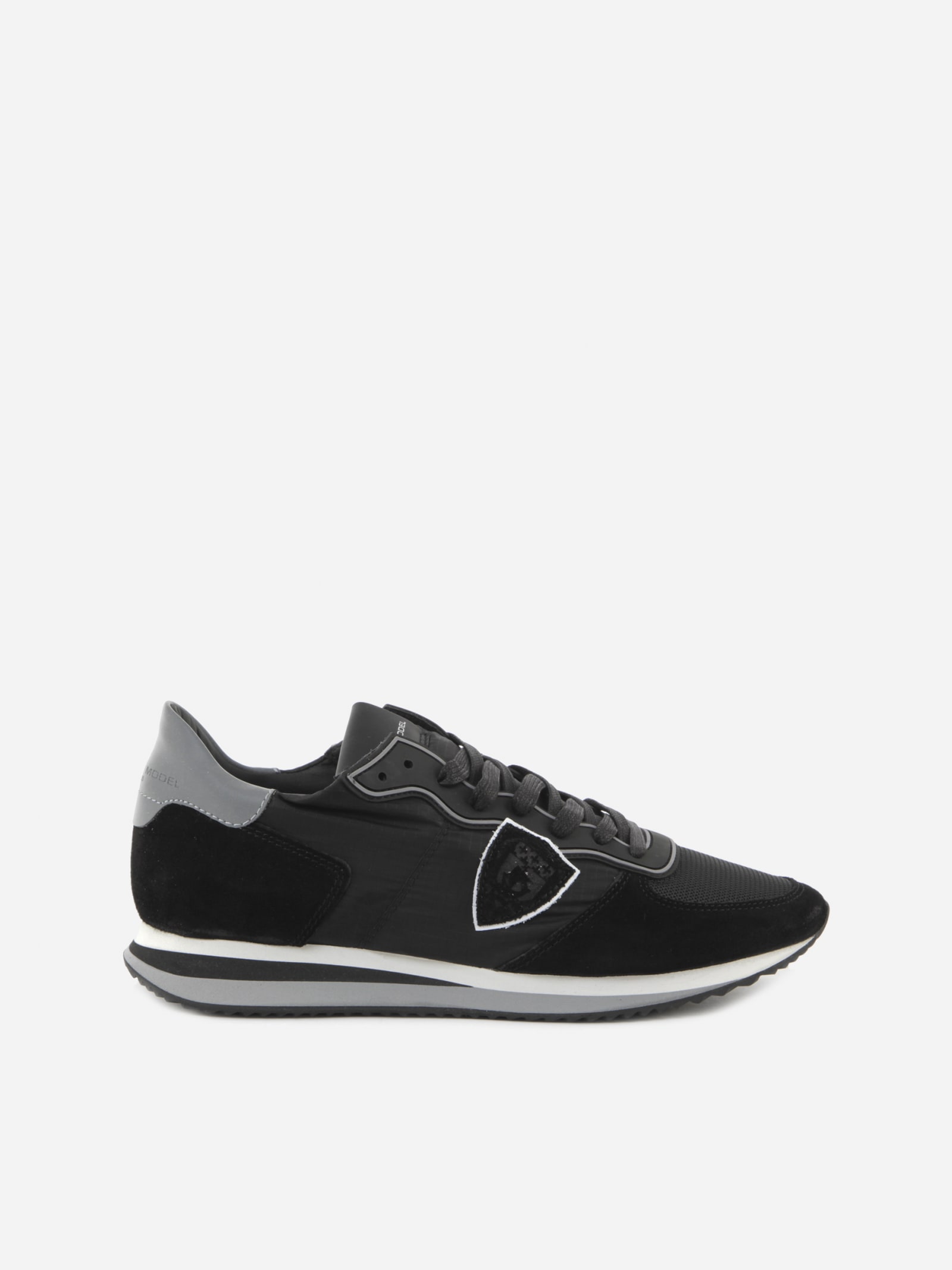 Philippe Model Tropez X Sneakers In Suede And Technical Fabric