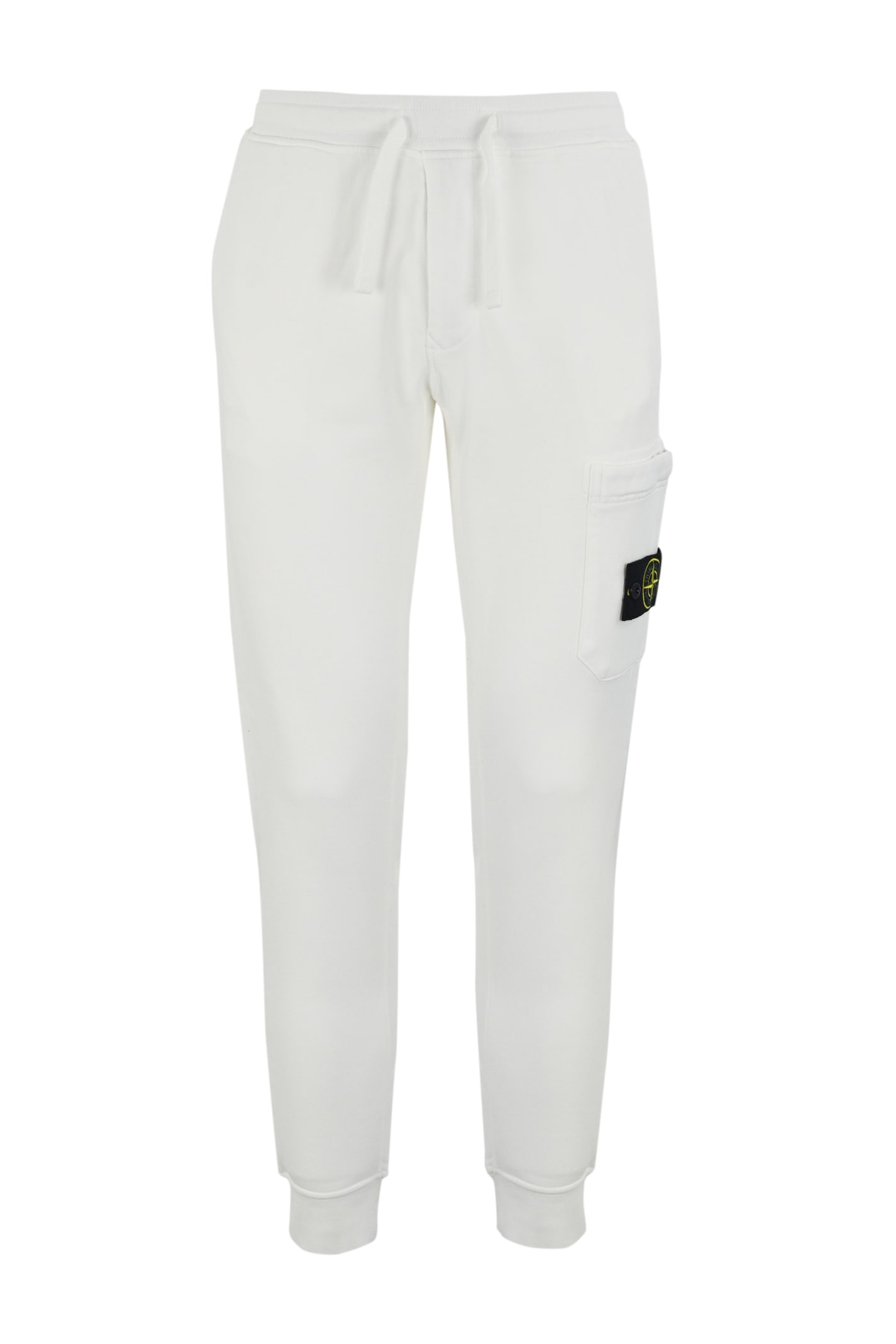 Stone Island Sports Trousers 64551 In White