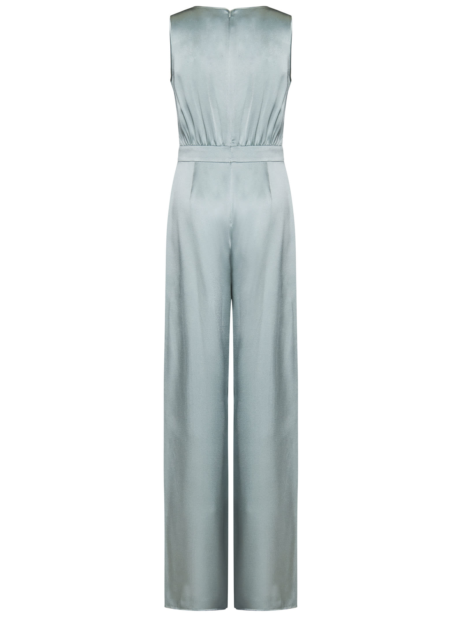 Shop Max Mara Tropea Jumpsuit In Aquamarine