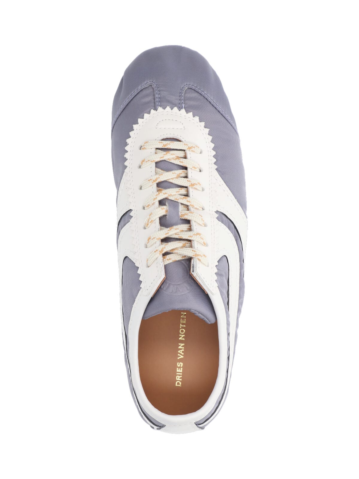 Dries Van Noten Contemporary Low Top Sneakers With Rubber Sole In Blue