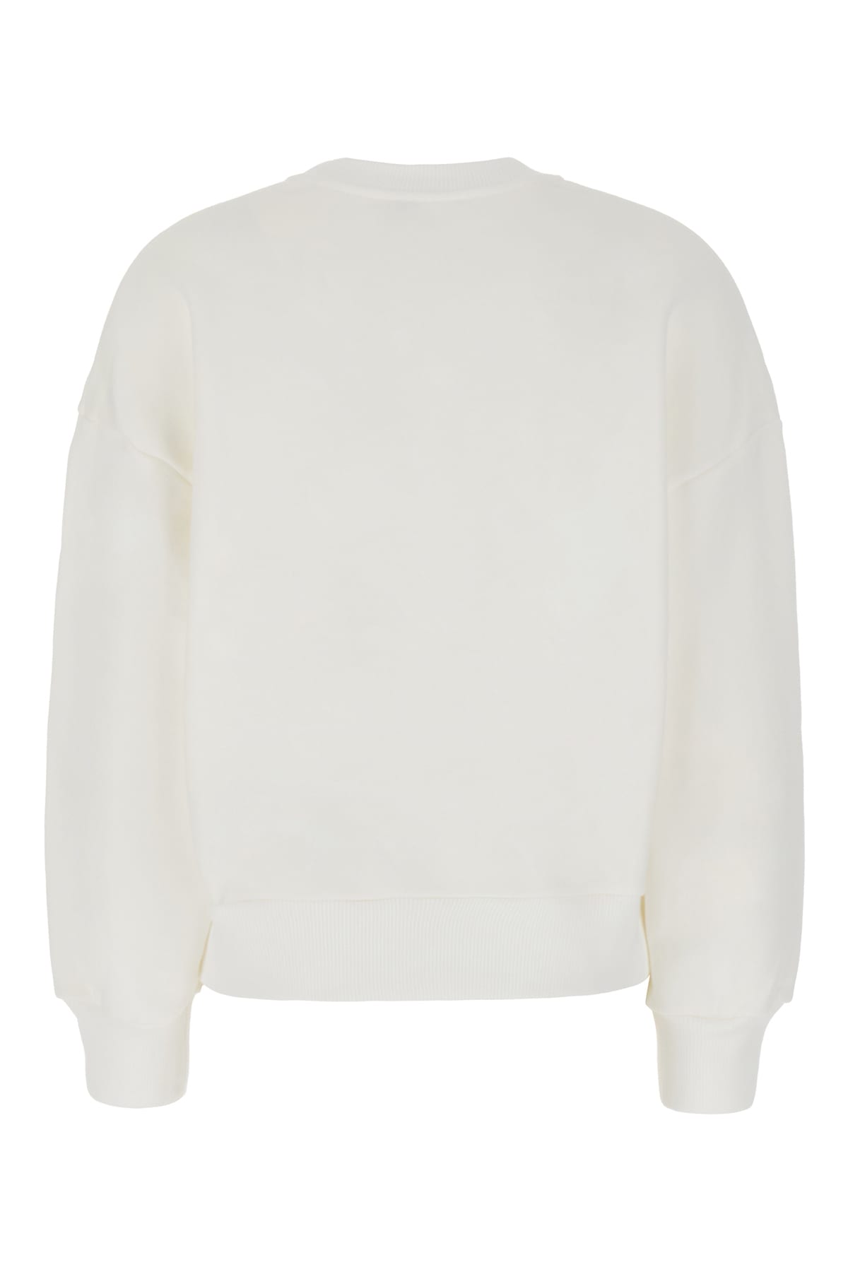 Shop Casablanca White Cotton Le Joueur Sweater