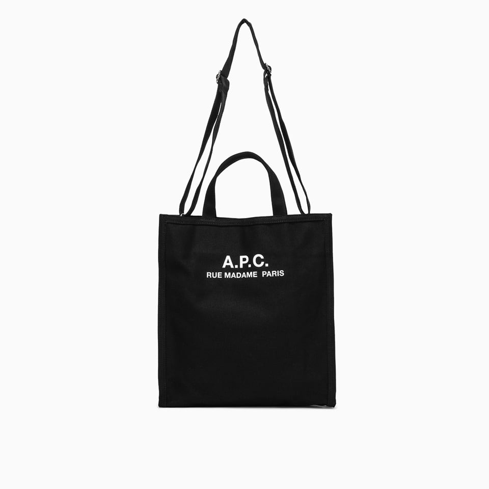 Apc A.p.c. Cabas Recuperations Shopper Bag Codbm-h61318 In Noir