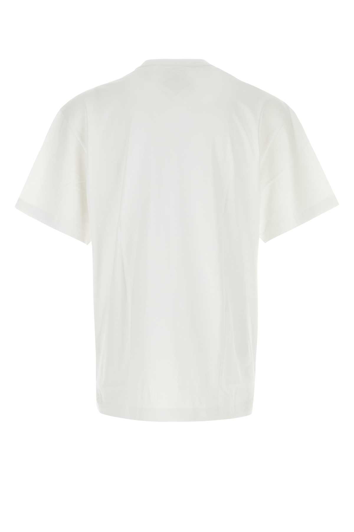 Shop Mcm White Cotton Tshirt