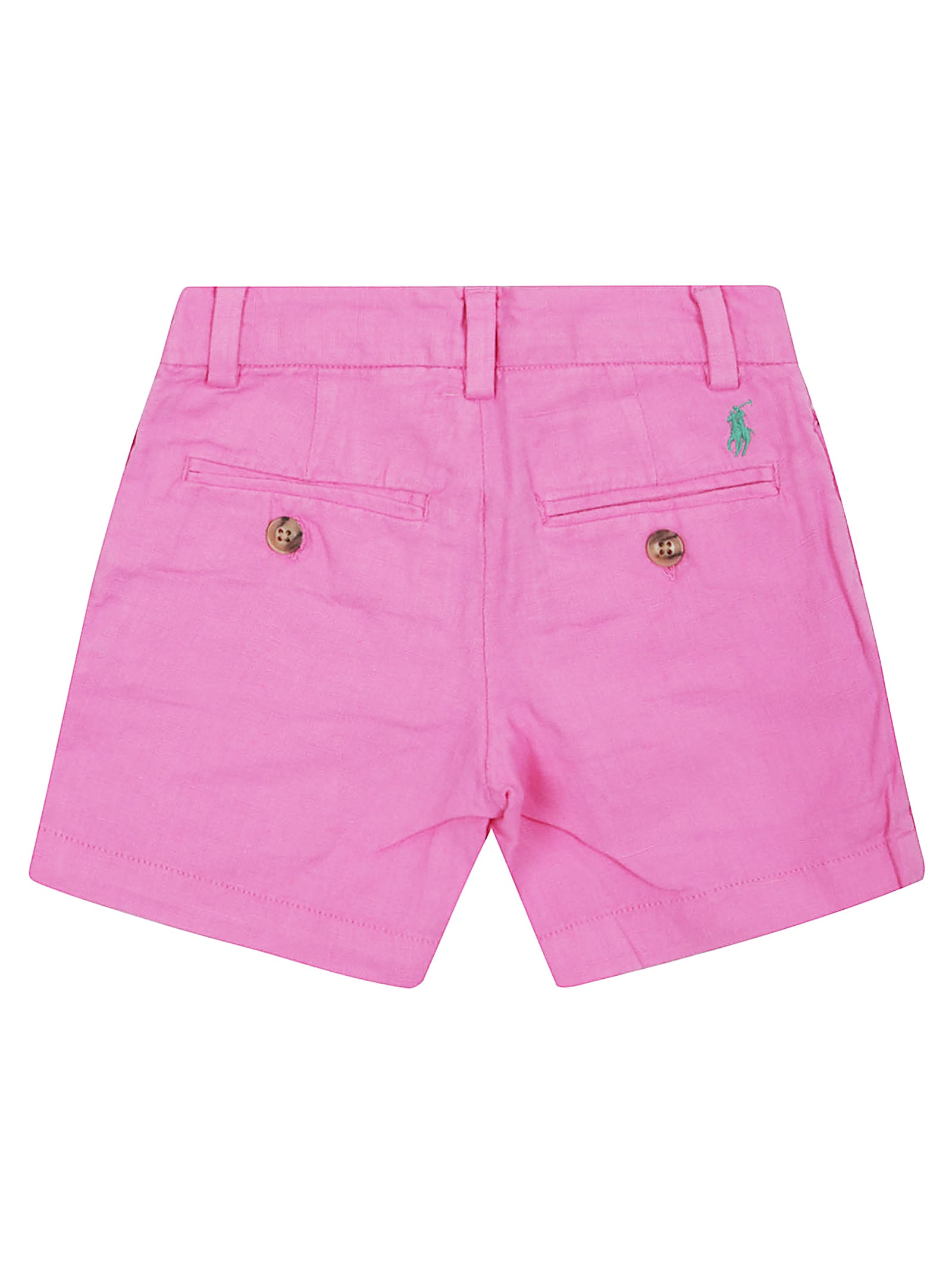 Ralph Lauren Preppy Short-shorts-flat Front In Laguna Pink