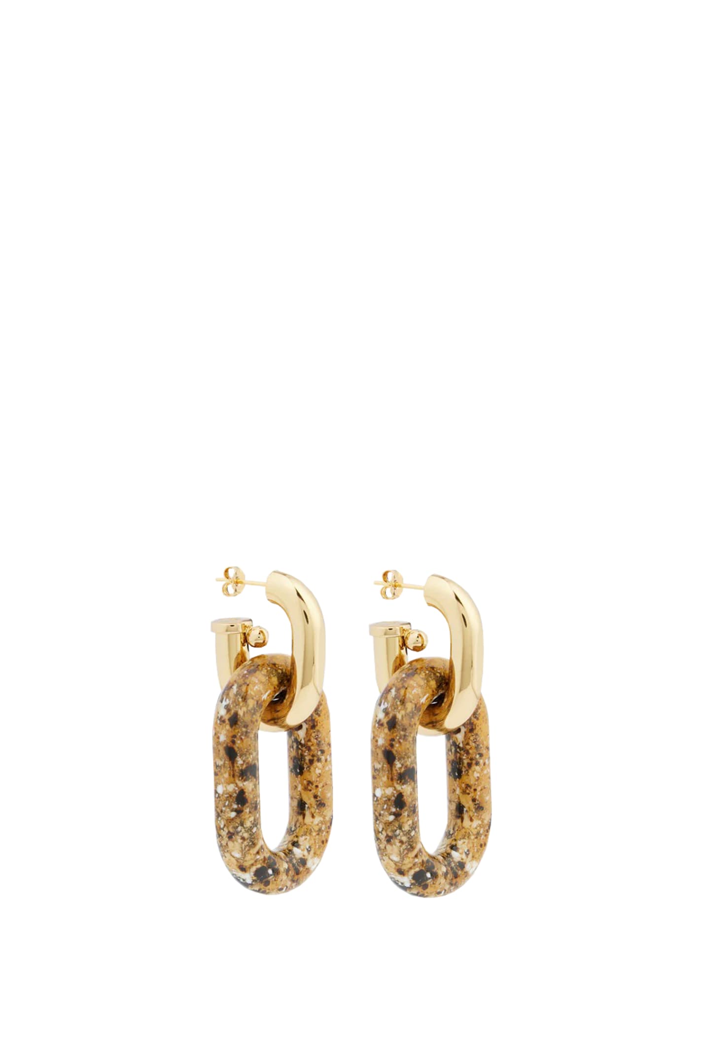 Shop Rabanne Earrings In Golden