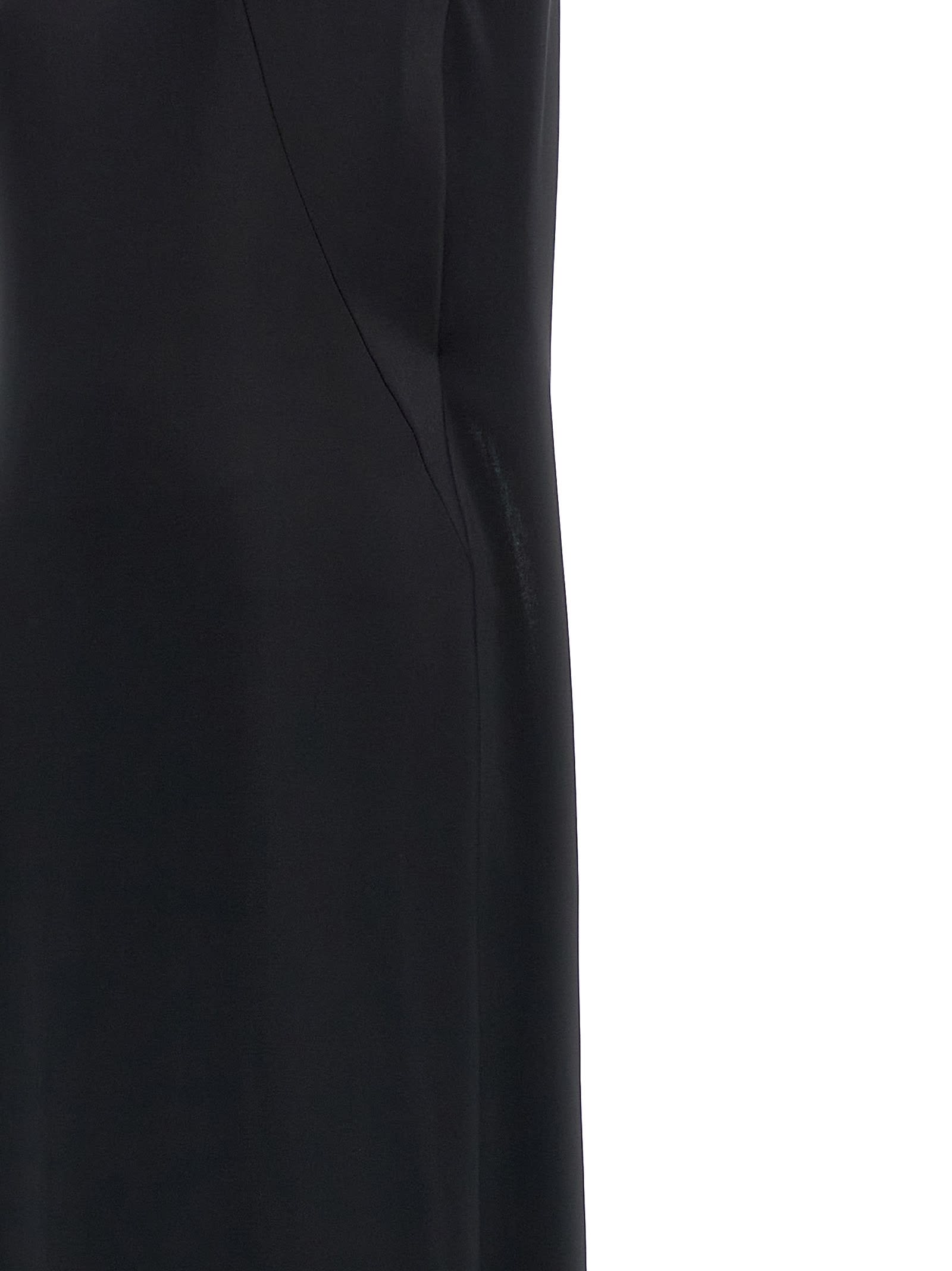 Shop Alberta Ferretti Cut Out Long Dress In Black