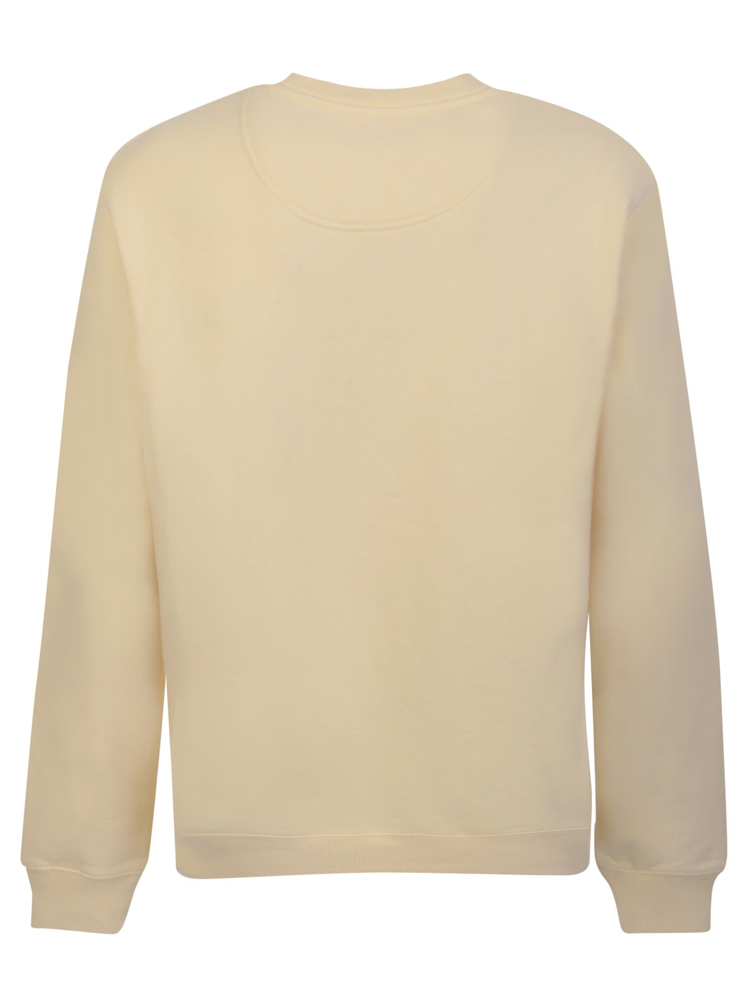 Shop Martine Rose Embroidered Cotton Sweatshirt In White