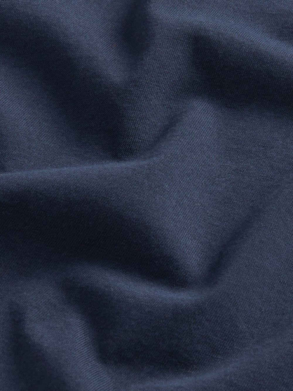 Woolrich Crew Neck Monochrome Cotton T-shirt In Blue