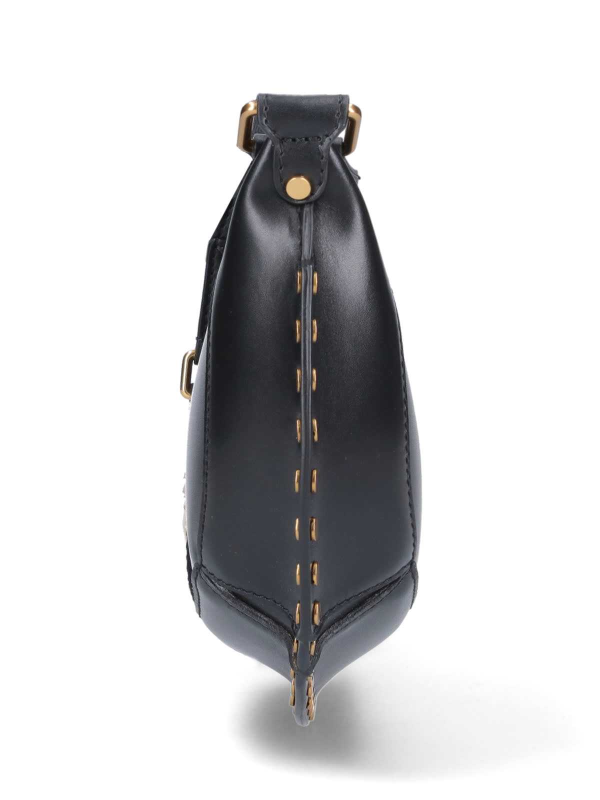 Shop Isabel Marant Moon Mini Bag In Black