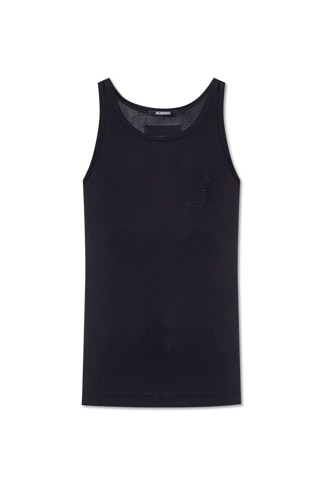 Fisherman Embroidered Tank Top