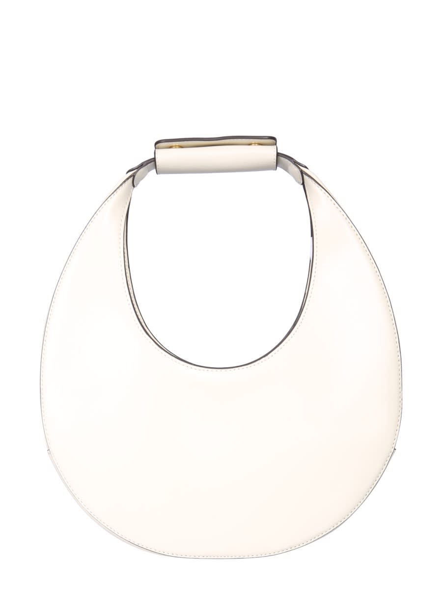 Shop Staud Bag Moon In Ivory