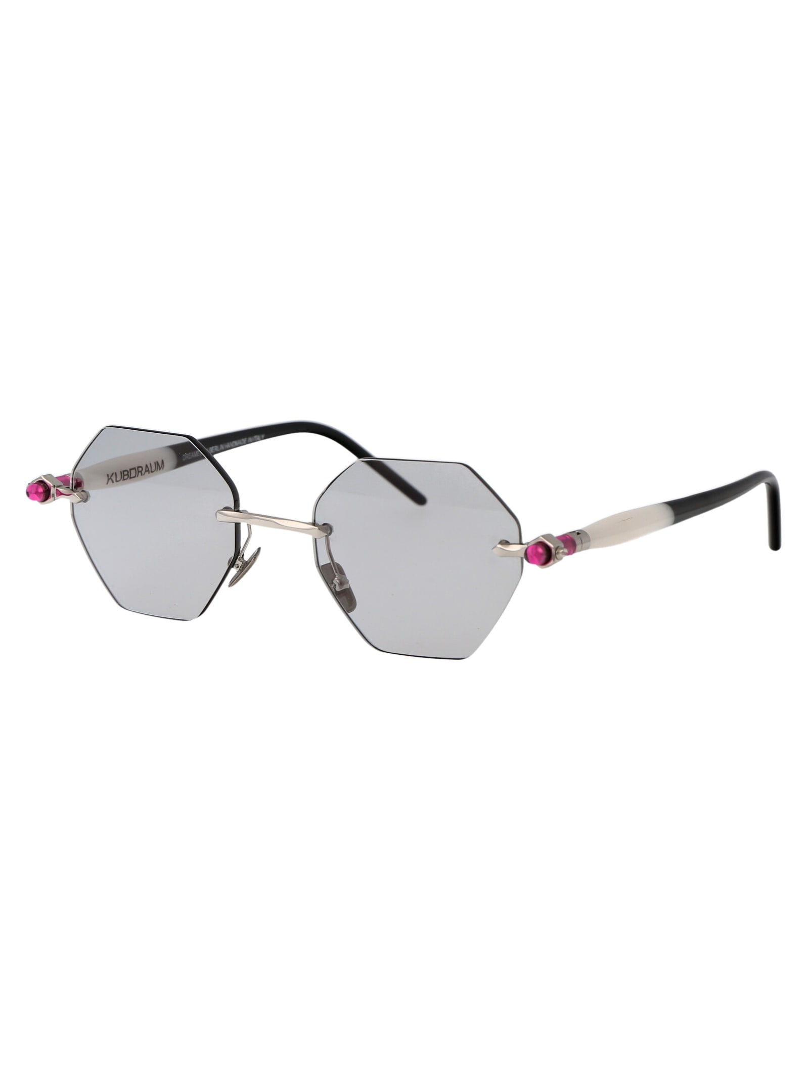 Shop Kuboraum Maske P54 Sunglasses In Si Bs Grey1