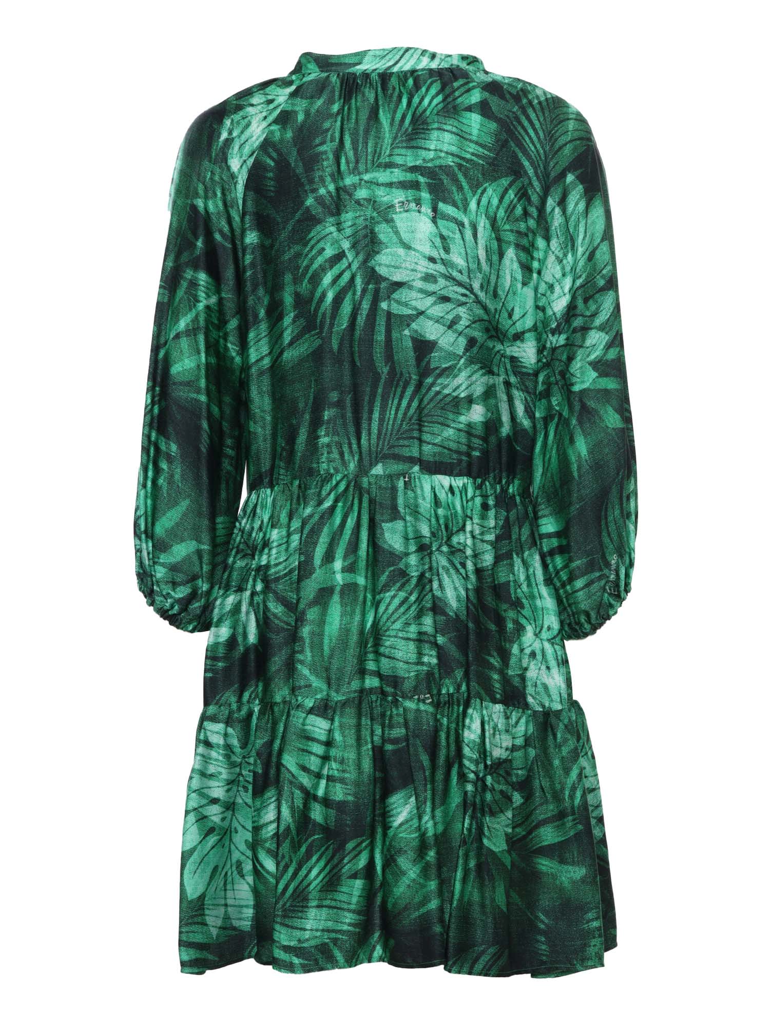 Shop Ermanno Ermanno Scervino Green Dress Foresta
