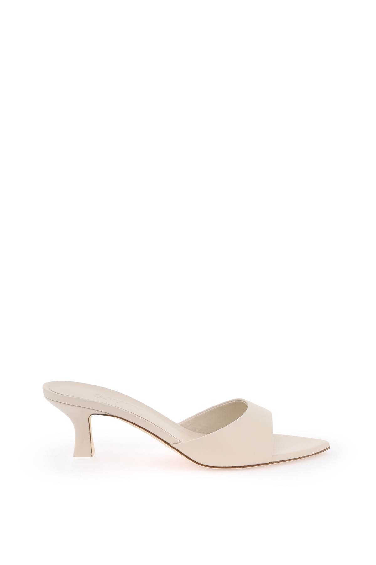 Shop 3juin Cora Leather Mules For In Pulp Milk