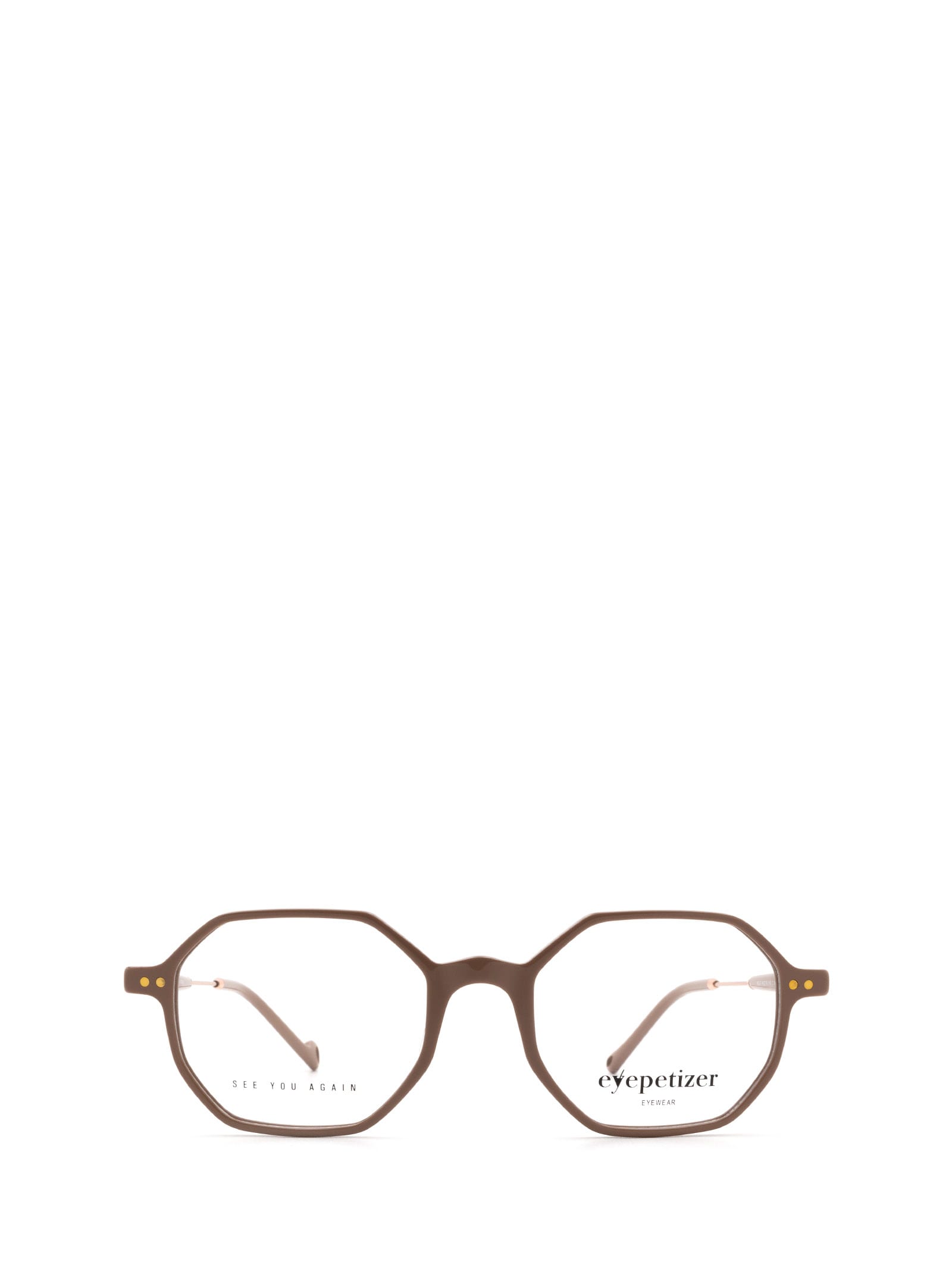 Shop Eyepetizer Neuf Beige Glasses