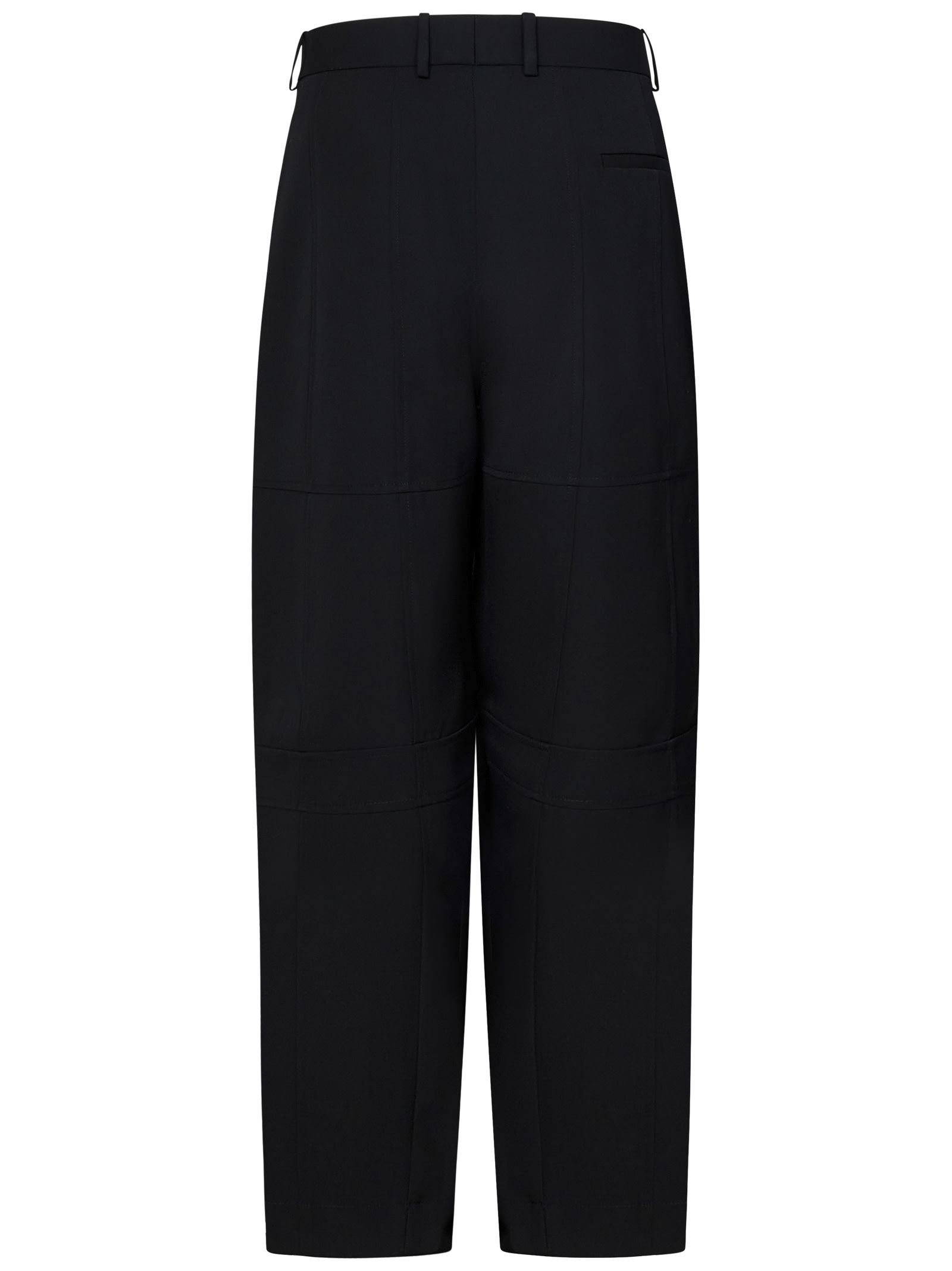 Shop Jil Sander Trousers In Black