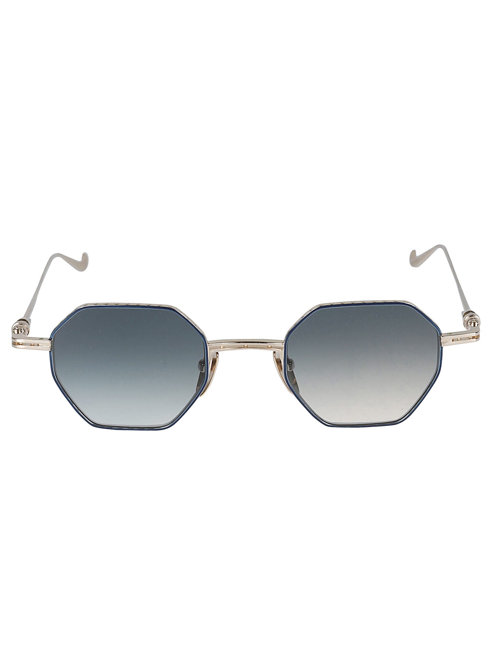 Chrome Hearts Octagon Lens Thin Curve Temple Sunglasses
