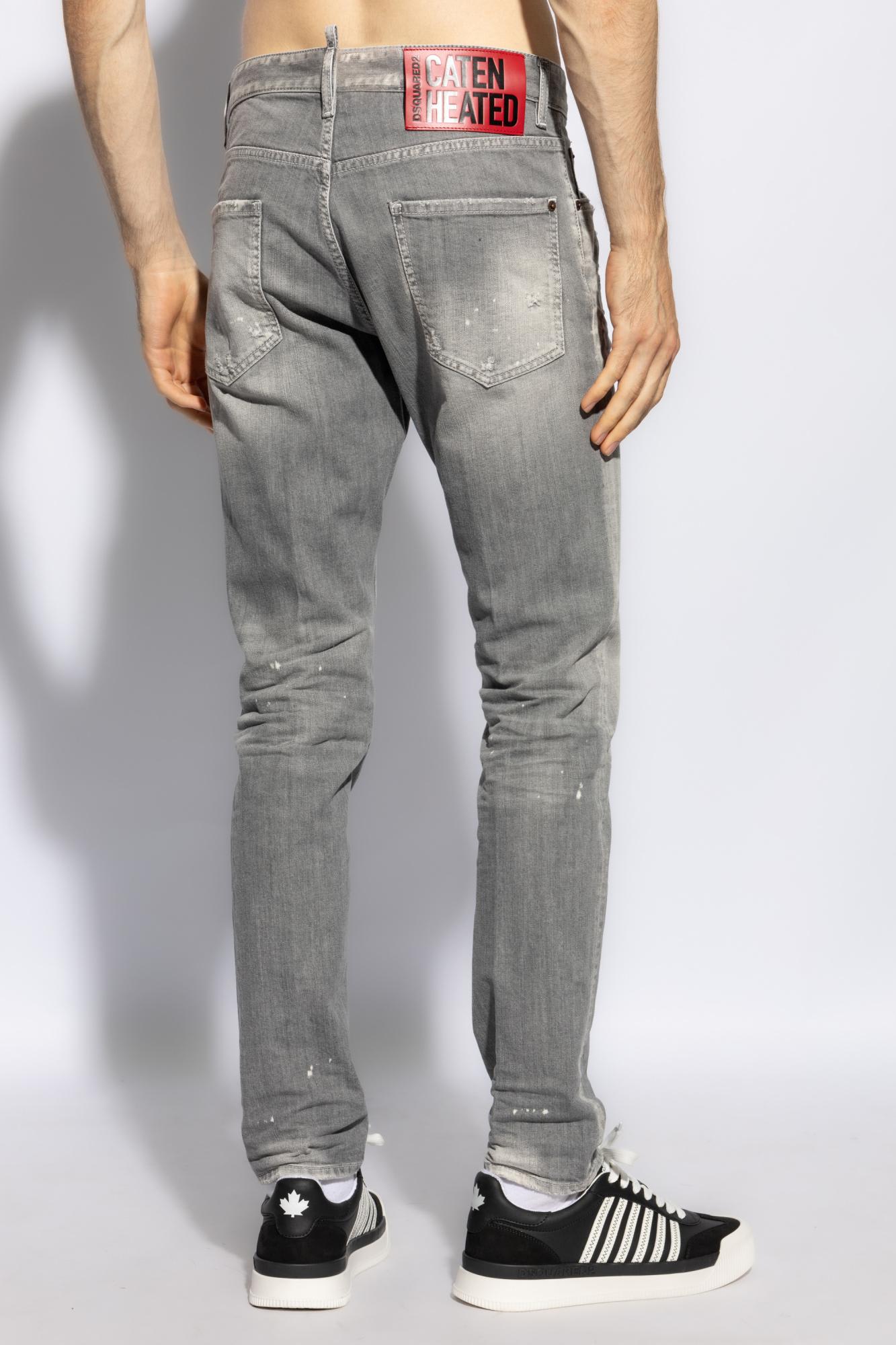 Shop Dsquared2 `cool Guy` Jeans In Grey