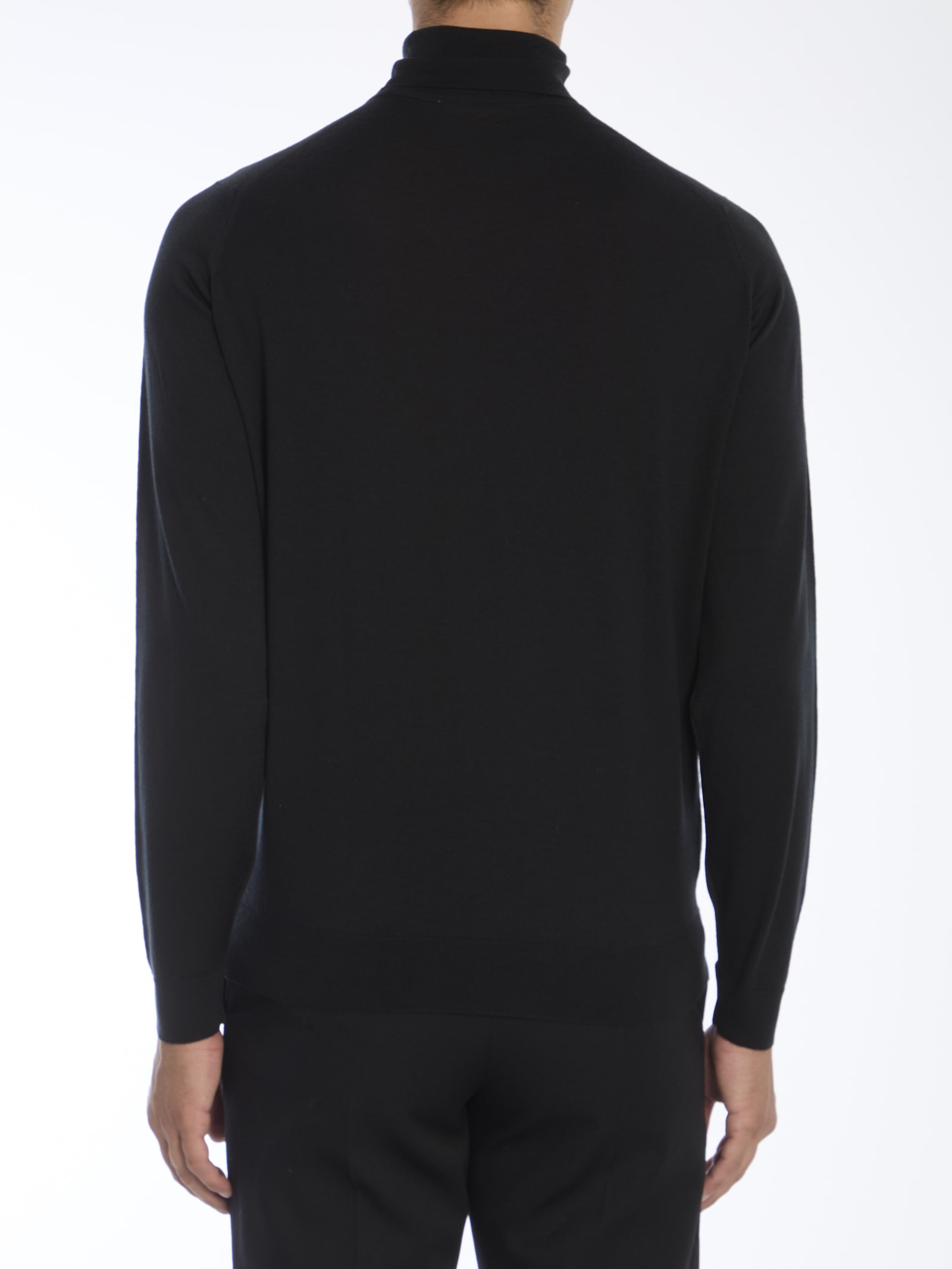 Shop John Smedley Cherwell Pullover In Black