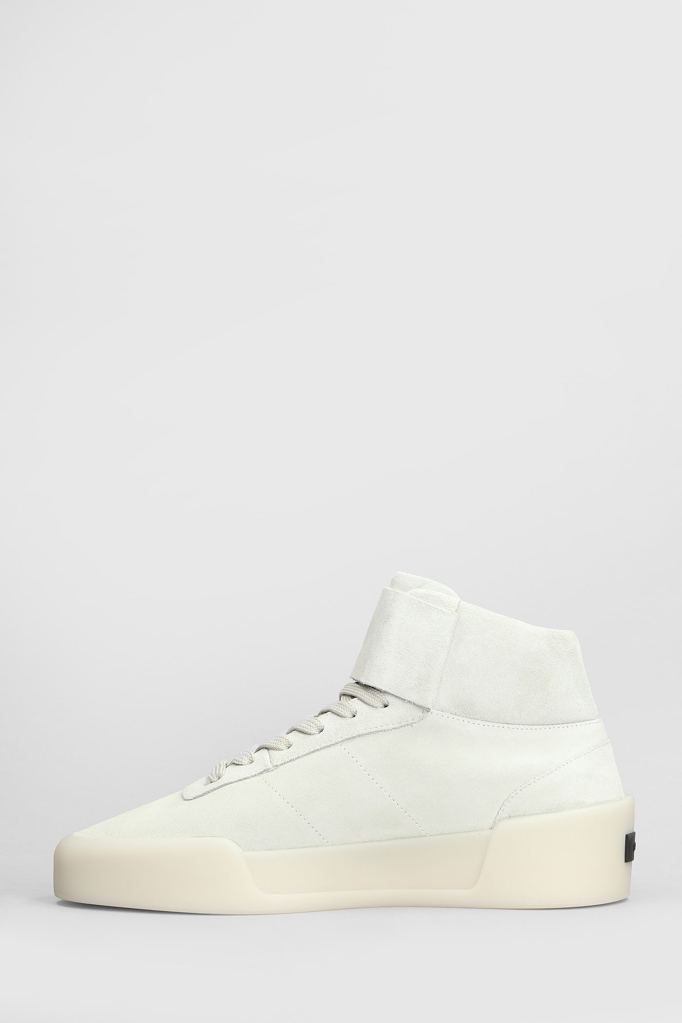 FEAR OF GOD AEREOBIC HIGH SNEAKERS IN GREY SUEDE 