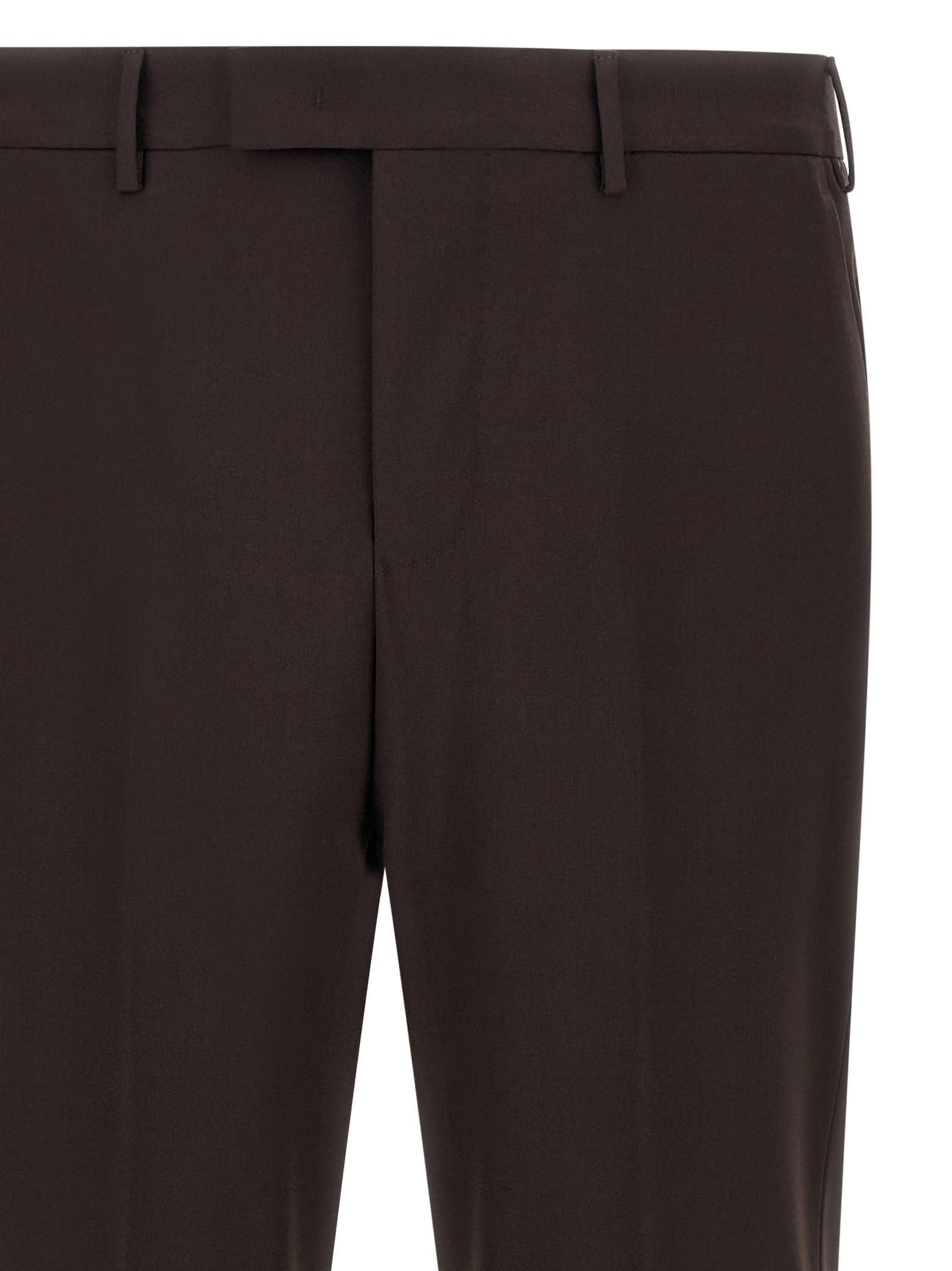 Pt Torino Tailored Trousers In Black