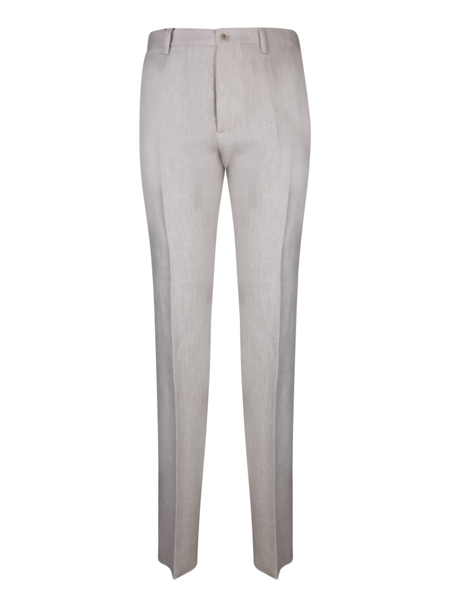 Shop Etro Light Grey Trousers
