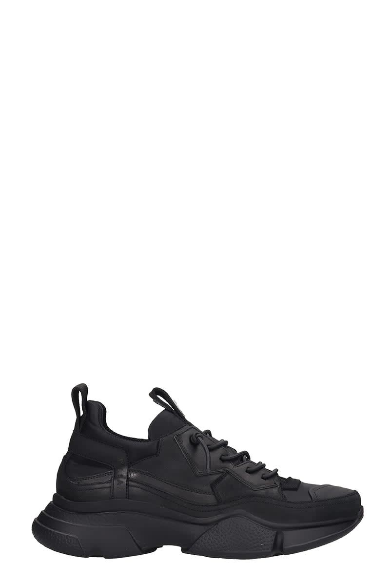 Bruno Bordese Sneakers In Black Leather