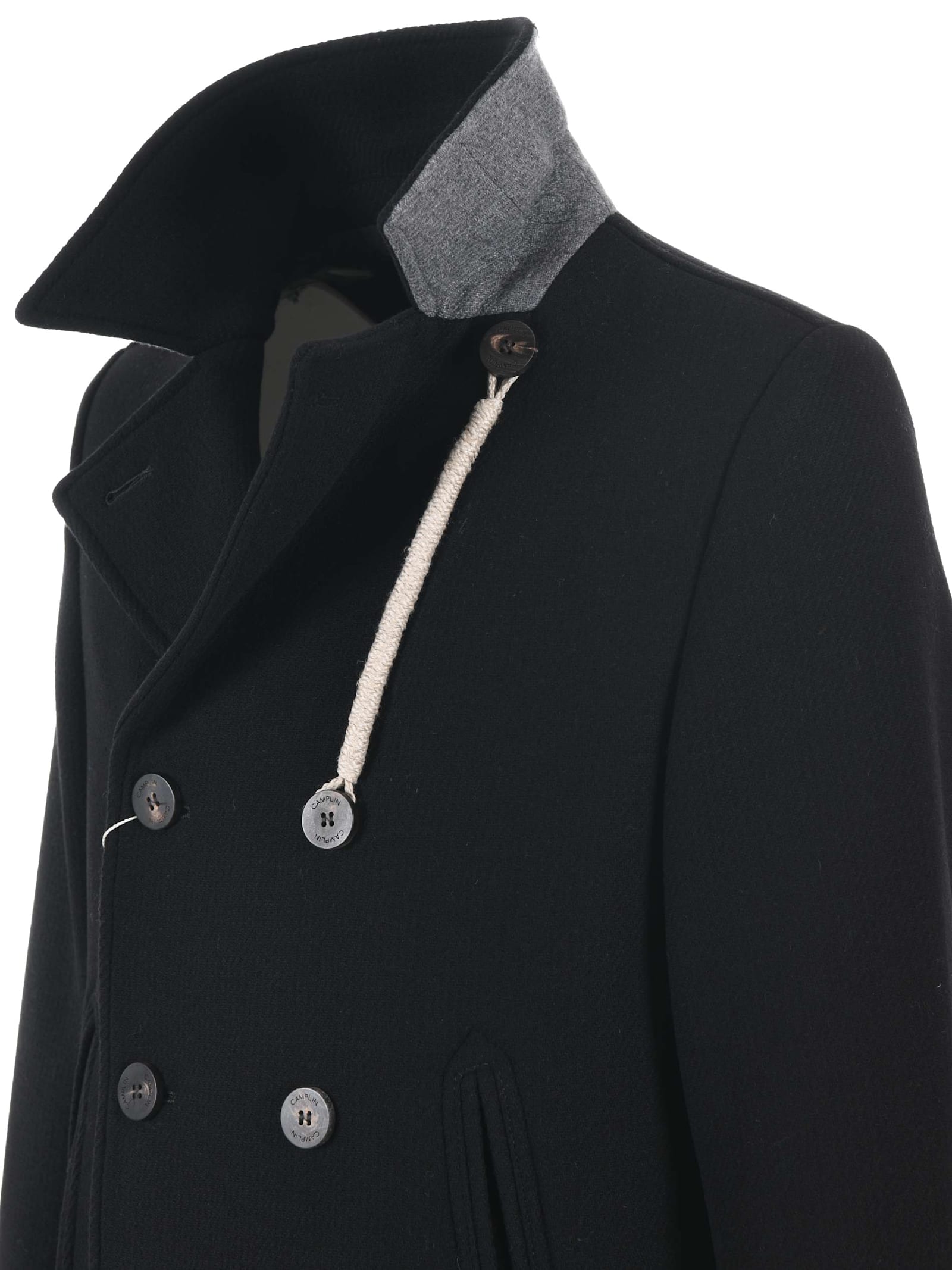 CAMPLIN CAMPLIN PEACOAT IN WOOL BLEND 