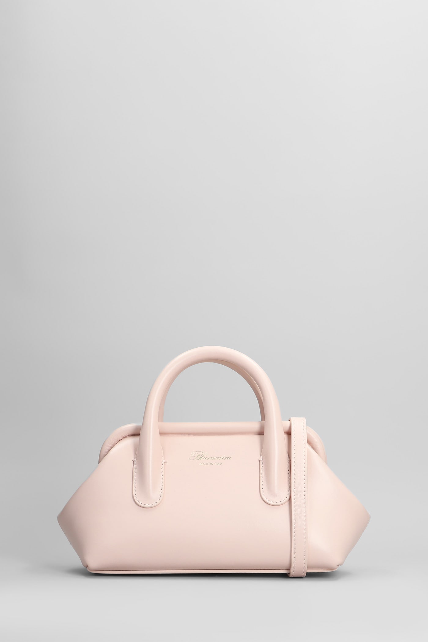 Shoulder Bag In Rose-pink Leather