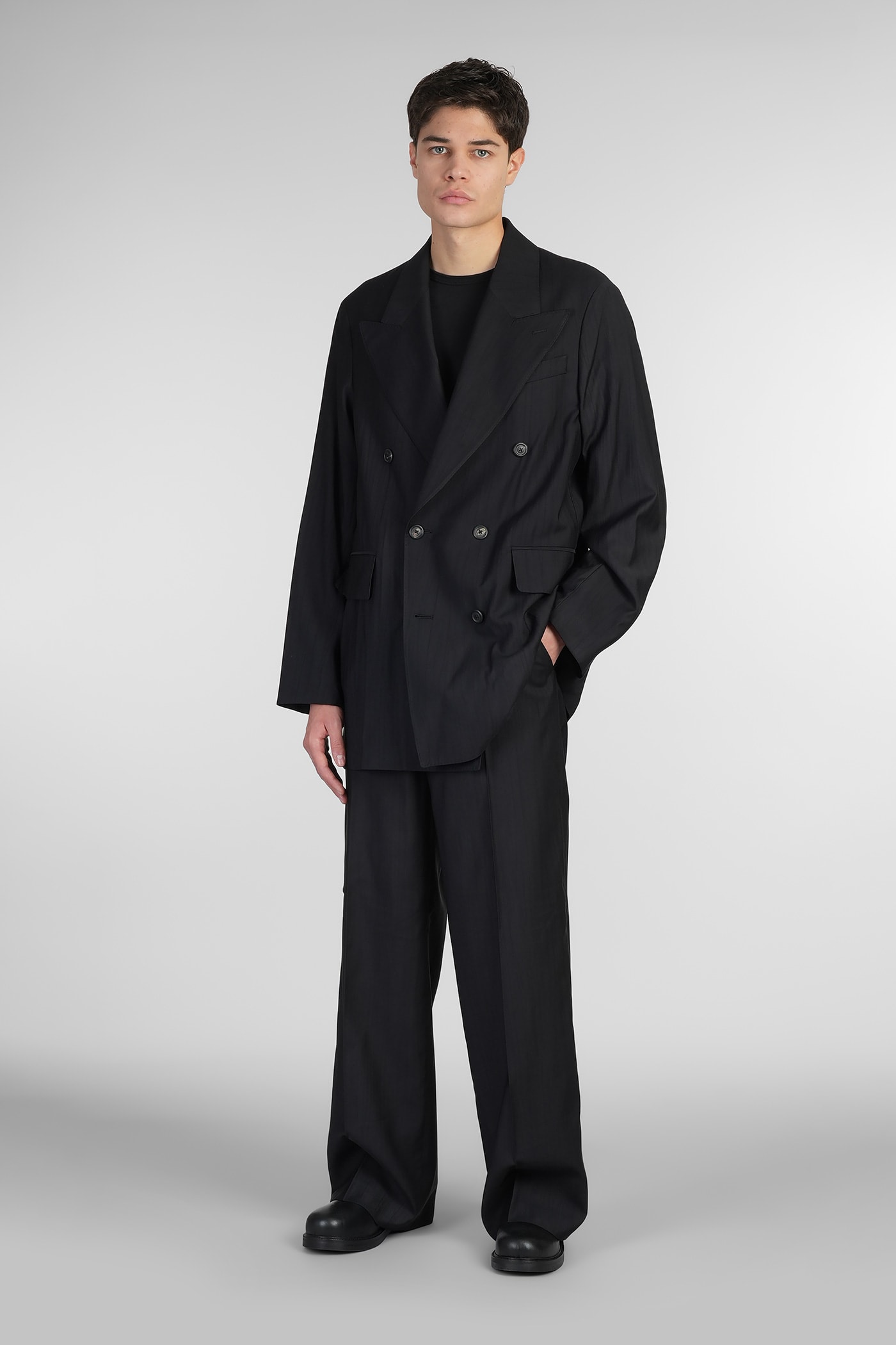Our Legacy Unconstructed Db Blazer In Black