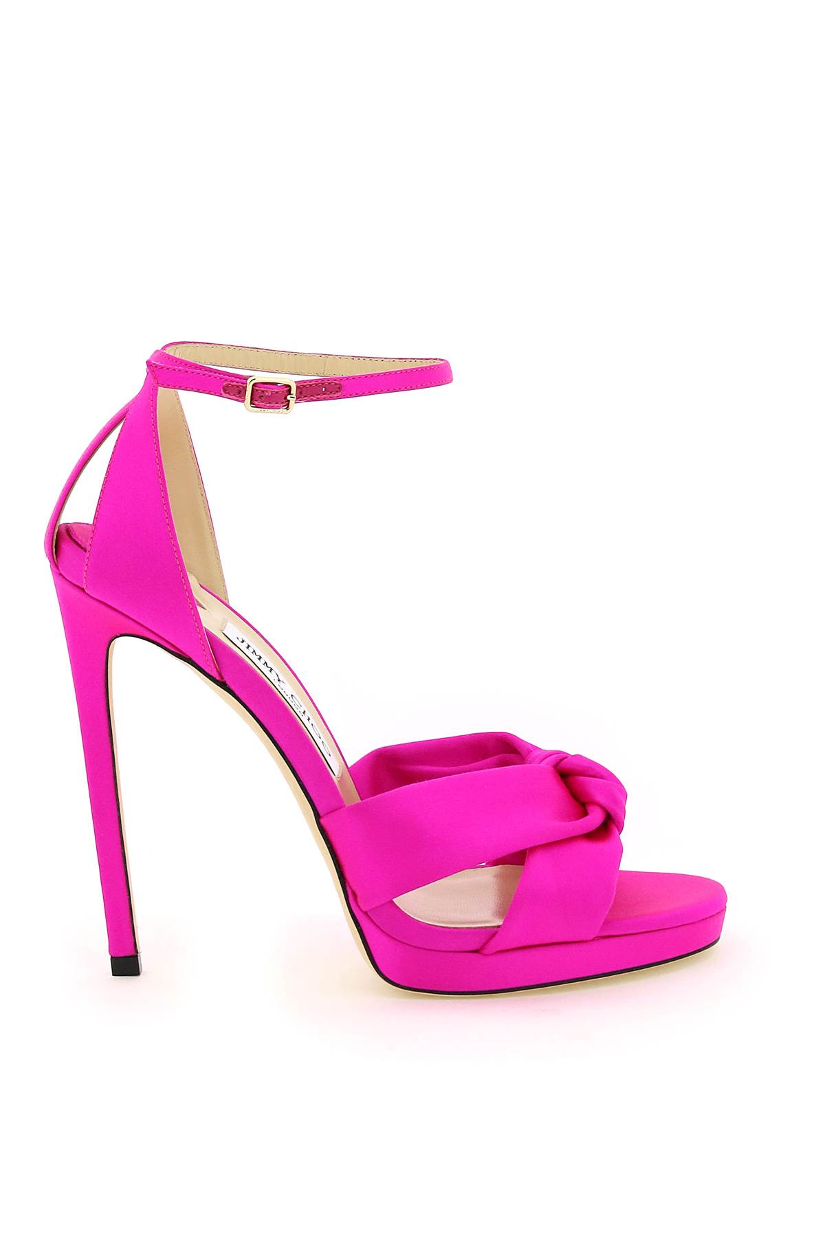 JIMMY CHOO ROSIE 120 SATIN SANDALS