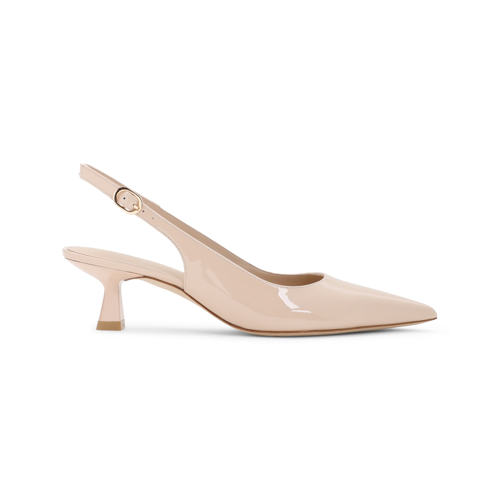 Stuart Weitzman Patent Leather Slingback Pumps With 5cm Heel In Multi