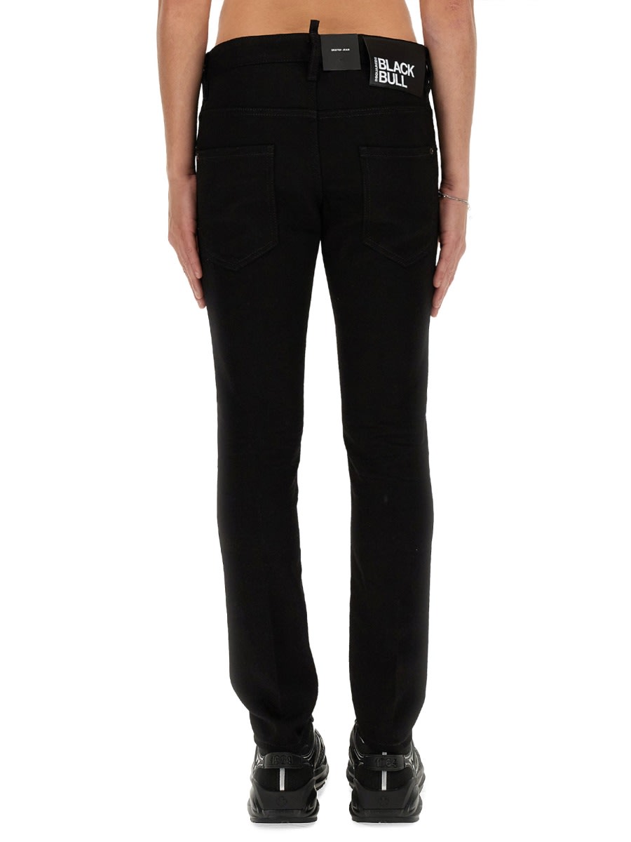 Shop Dsquared2 Skater Jeans In Black