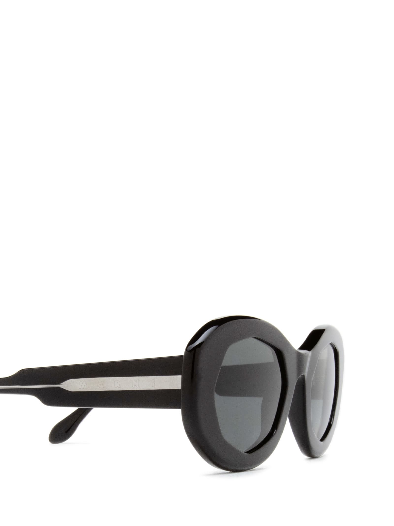 Shop Marni Eyewear Mount Bromo Blck Fndtn Sunglasses